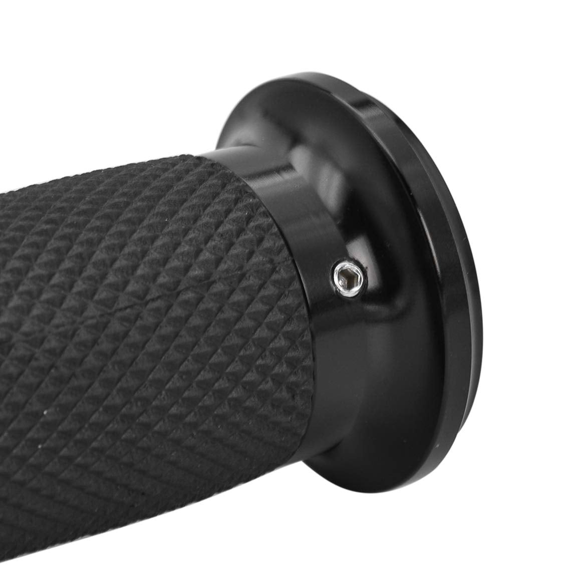Pbymt 1' Motorcycle Hand Grips Black Handlebar Grips Compatible For Harley Touring Honda Yamaha Suzuki Kawasaki