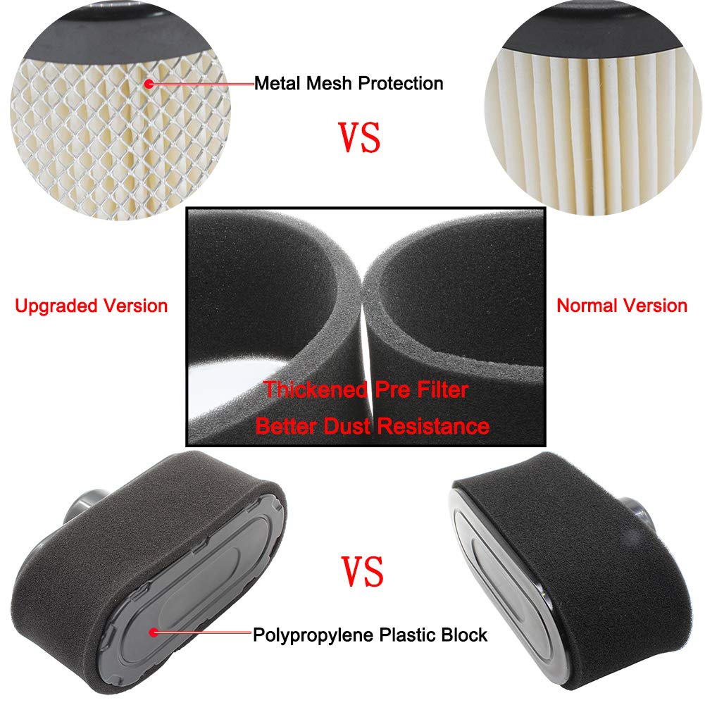 2 Pack Air Filter Cleaner 11013-0752 11013-0726 Pre filter 11013-7046 for Kawasaki FR651V FR691V FR730V FS481V FS541V FS600V FS6
