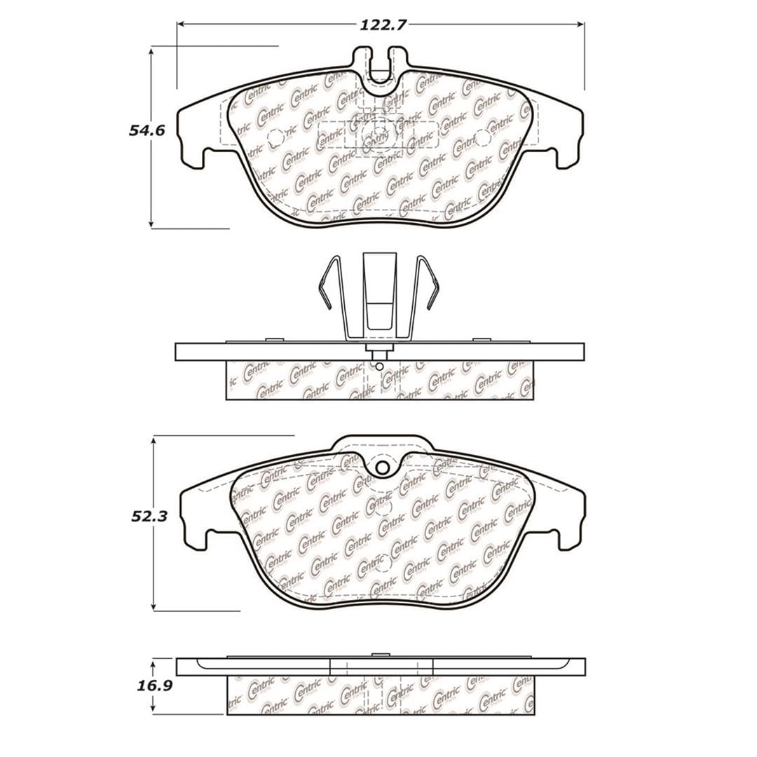 Centric 100.13410 Oem Brake Pads