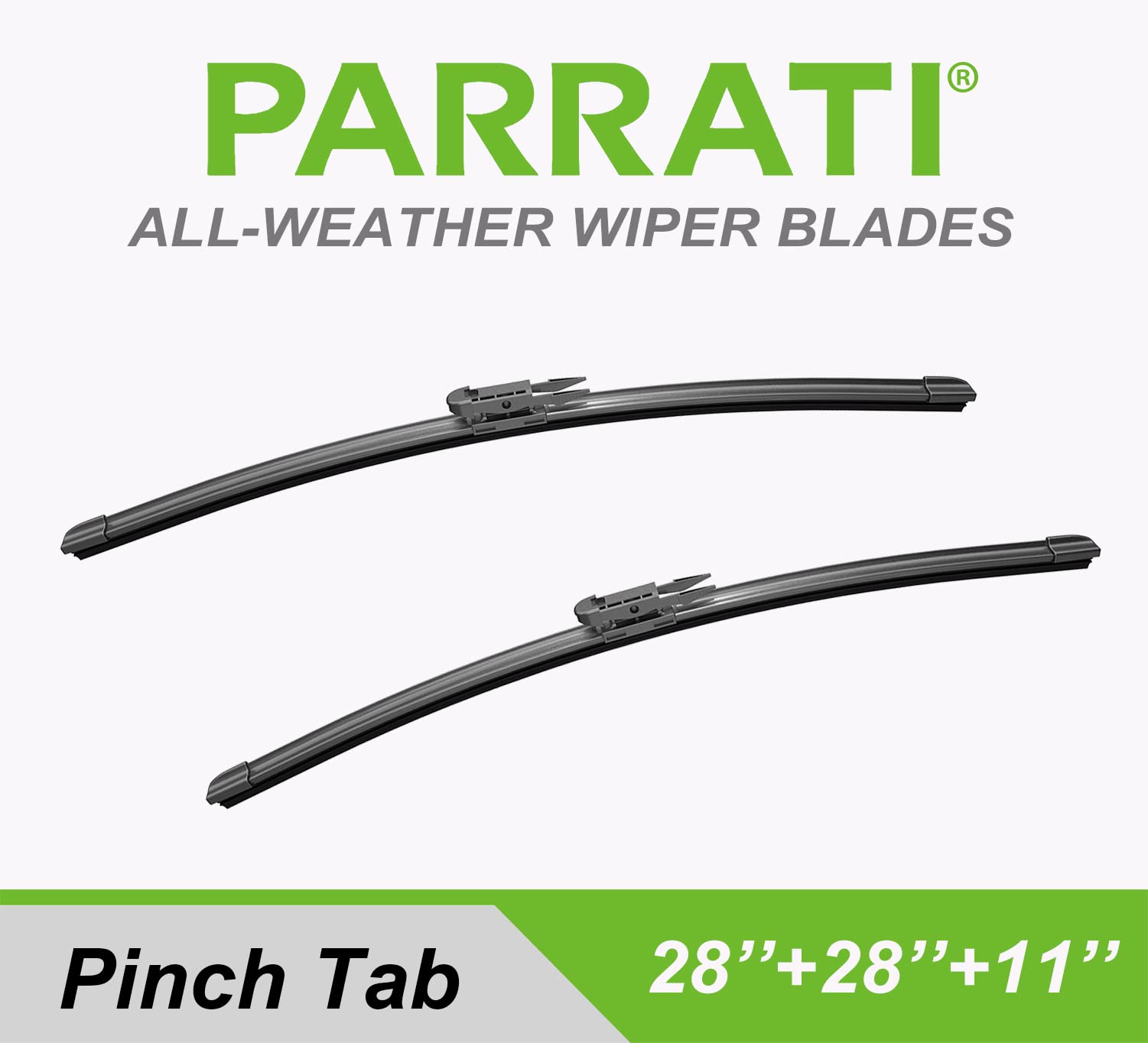 Parrati High Performance Premium All-Season Automotive Windshield Wipers With Rear Wiper Blades Replacement For 2013-2019 Ford E