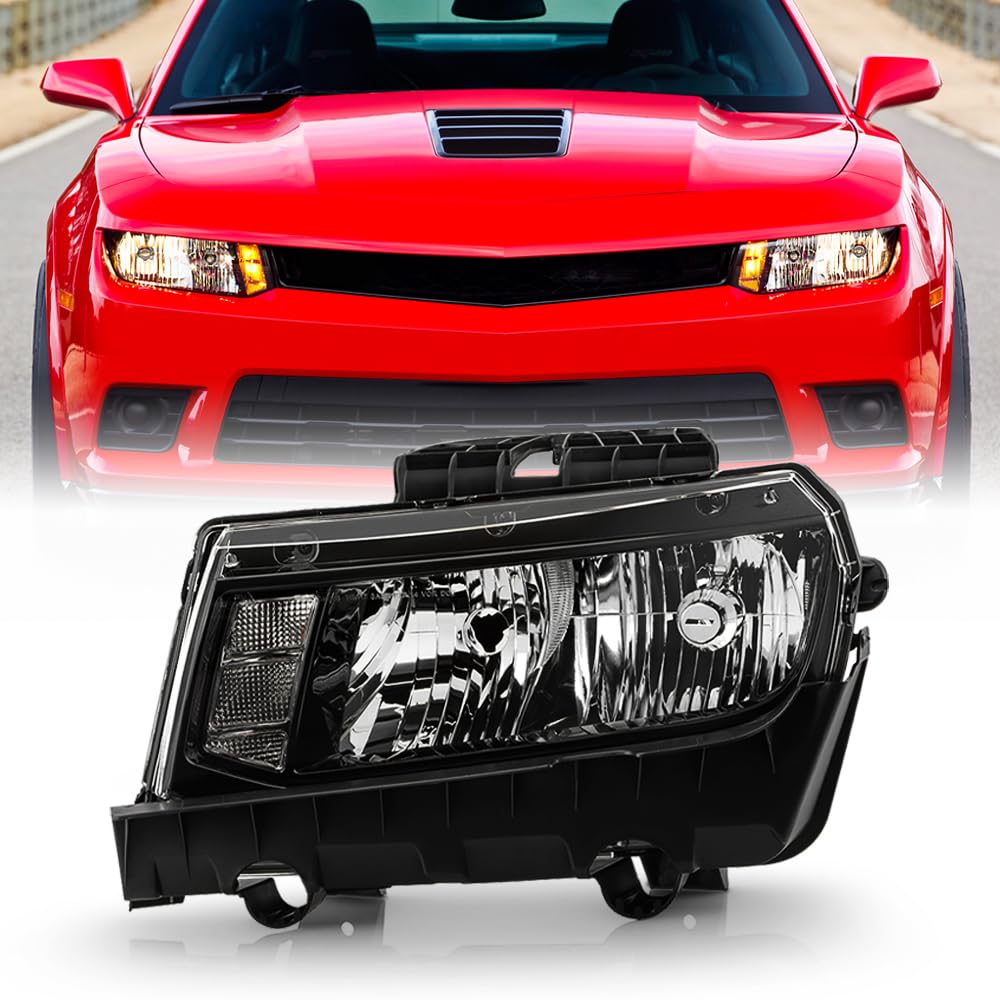 KEEKPO - For 2014-2015 Chevy Camaro Halogen Type Factory Style Headlight Headlamp Replacement Left Driver Side