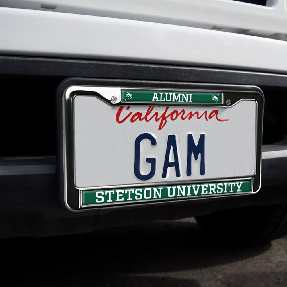 Stetson University Alumni Full Size Standard License Plate Metal Frame