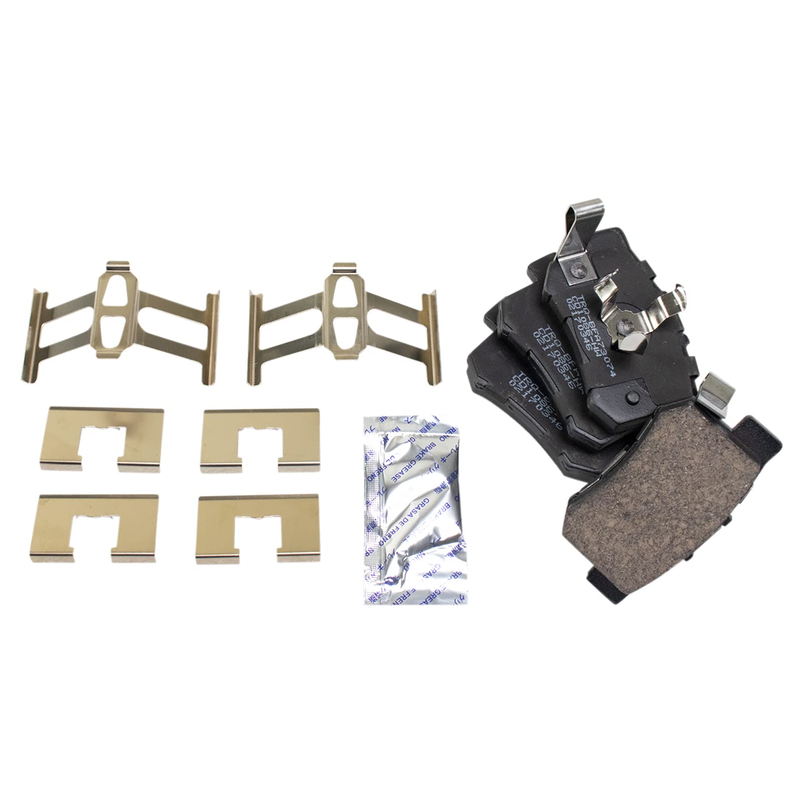 TRQ Rear Brake Pads Ceramic Compatible with 2010-2018 Acura RDX 2010-2011 Honda Accord Crosstour 2005-2016 CR-V 2012-2015 Crosst