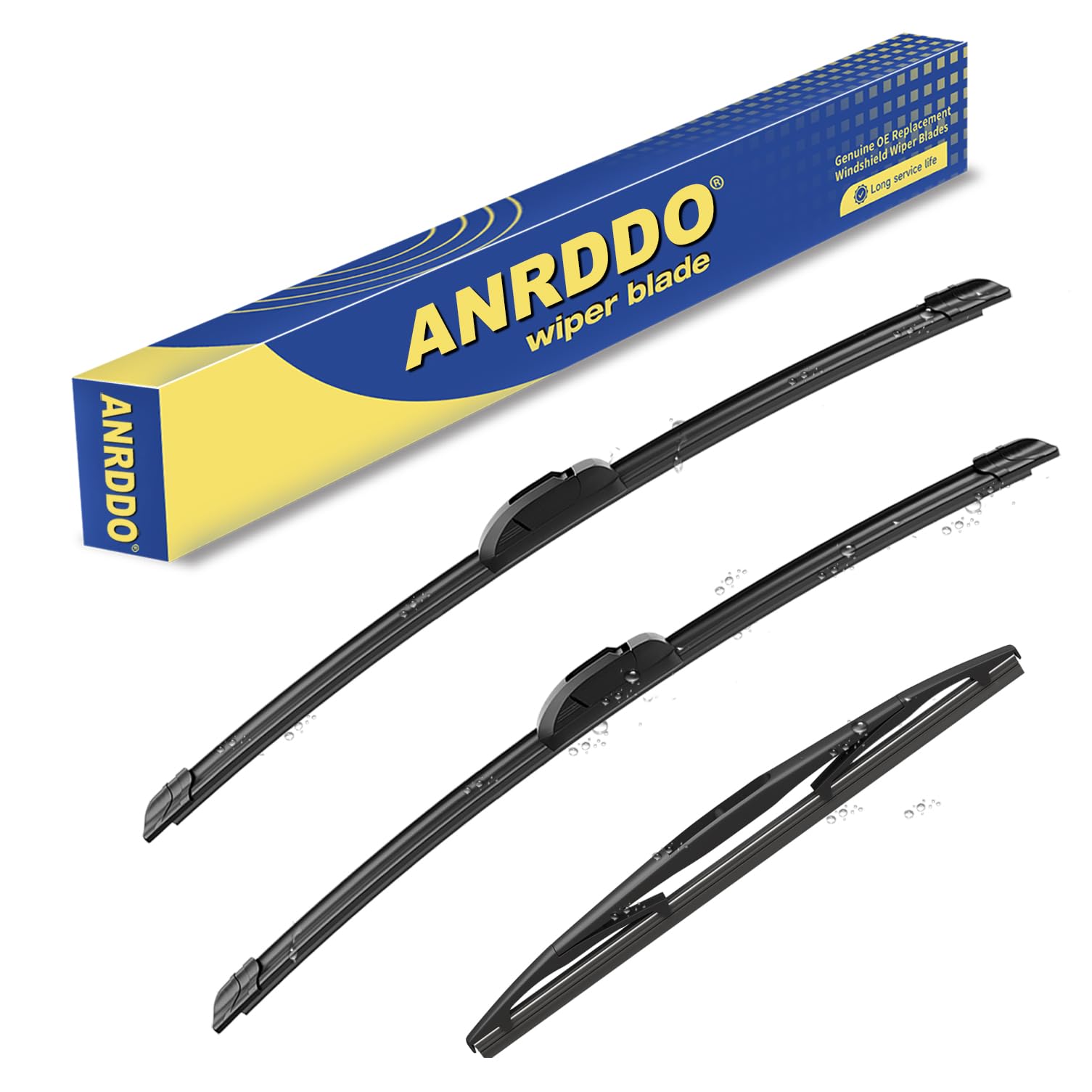 3 Wipers Replacement For Infiniti Qx50 2019 2020 2021 Original Equipment Windshield Wiper Blades Set 26''+18''+12'' (Set Of 3) U