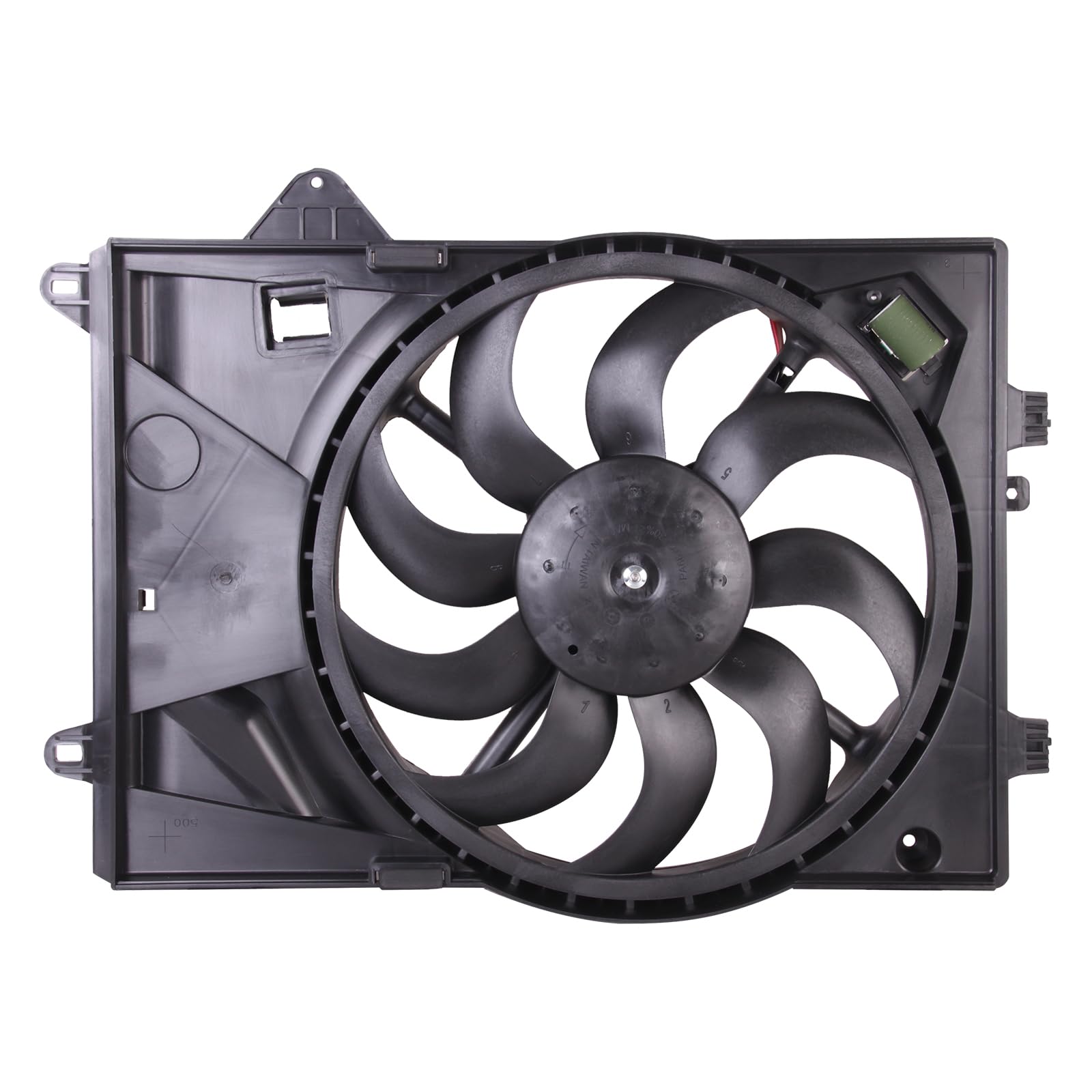 TYG OE Replacement(CAPA Quality) Cooling Fan Extra Silent for 2012-2018 Chevrolet Sonic 1.8L w/A/C | 95352379 | GM3115244 | 621-