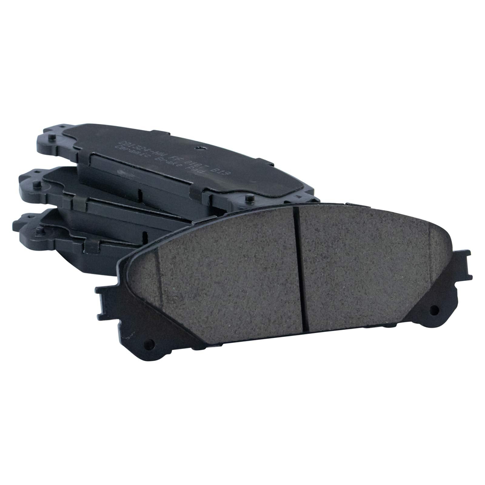 TRQ Premium Posi Ceramic Disc Brake Pad Front Kit for Toyota Lexus