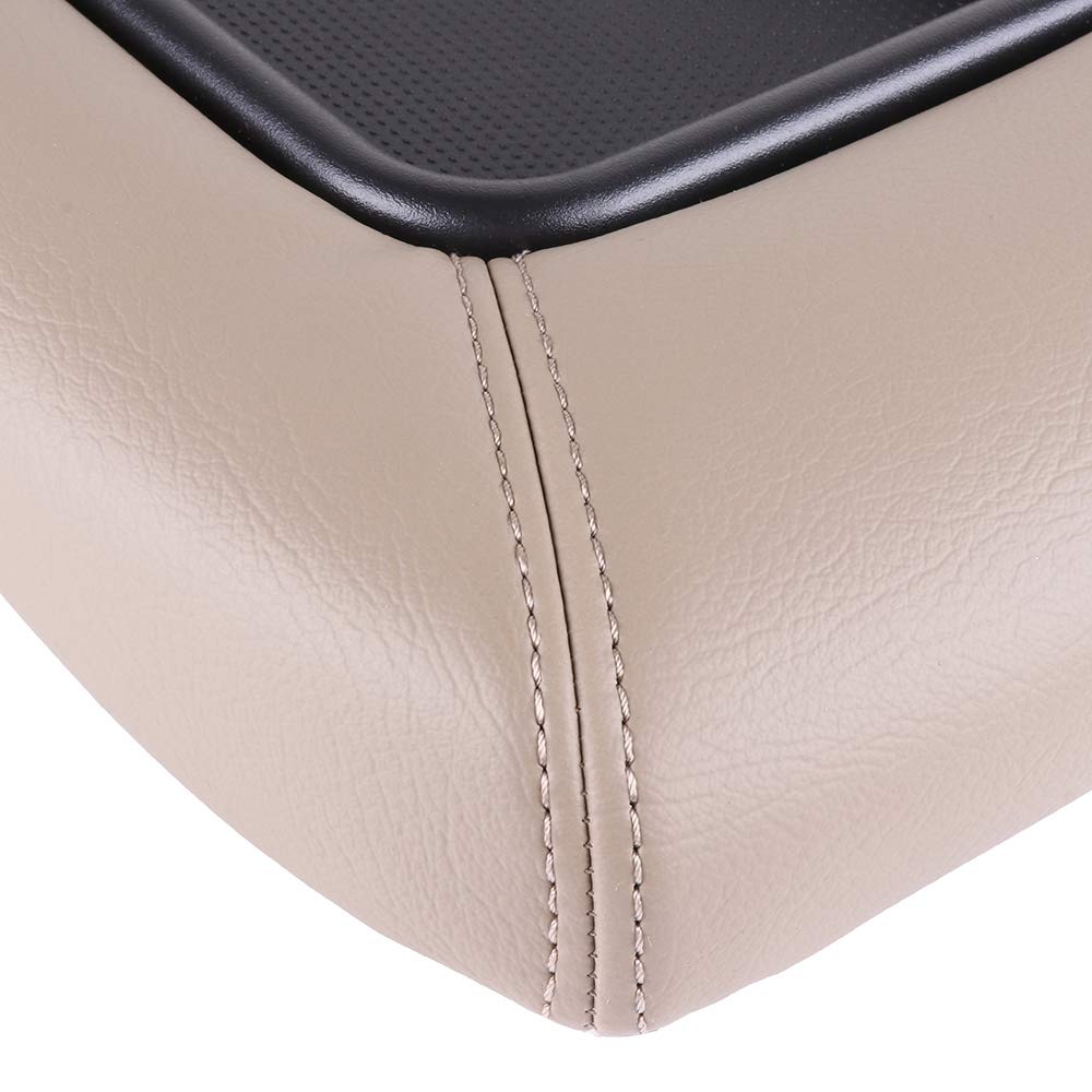Ocpty Center Console Lid Cover Armrest Kit Compatible For Cadillac For Chevrolet For Gmc Pickup Truck For Suburban For Tahoe For Silverado Sierra For Yukon Xl Replaces 19127364 (Tan)