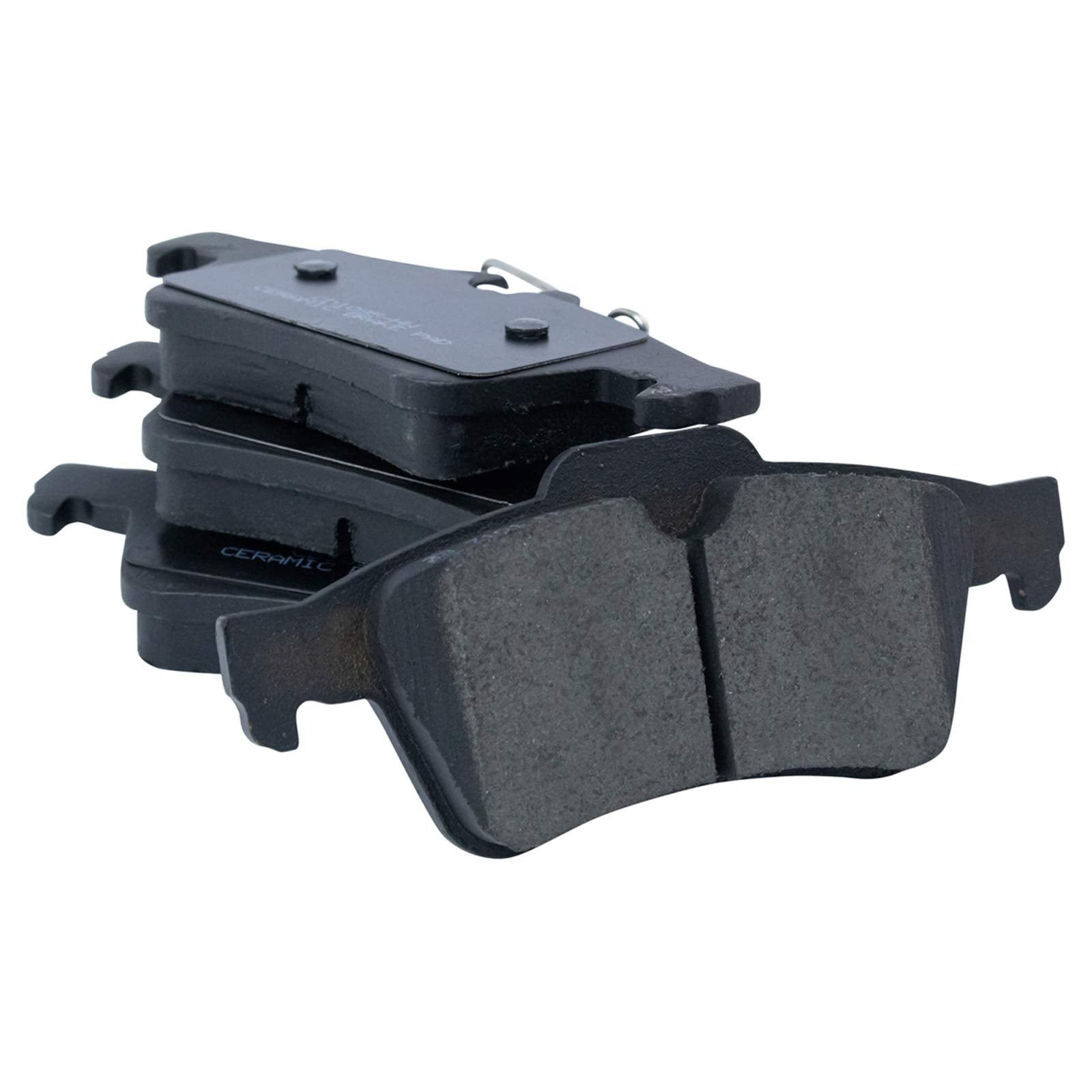 Trq Rear Brake Pad & Rotor Kit Brake Pads Brake Rotor Ceramic Compatible With 2004-2011 Saab 9-3 2010 9-3X