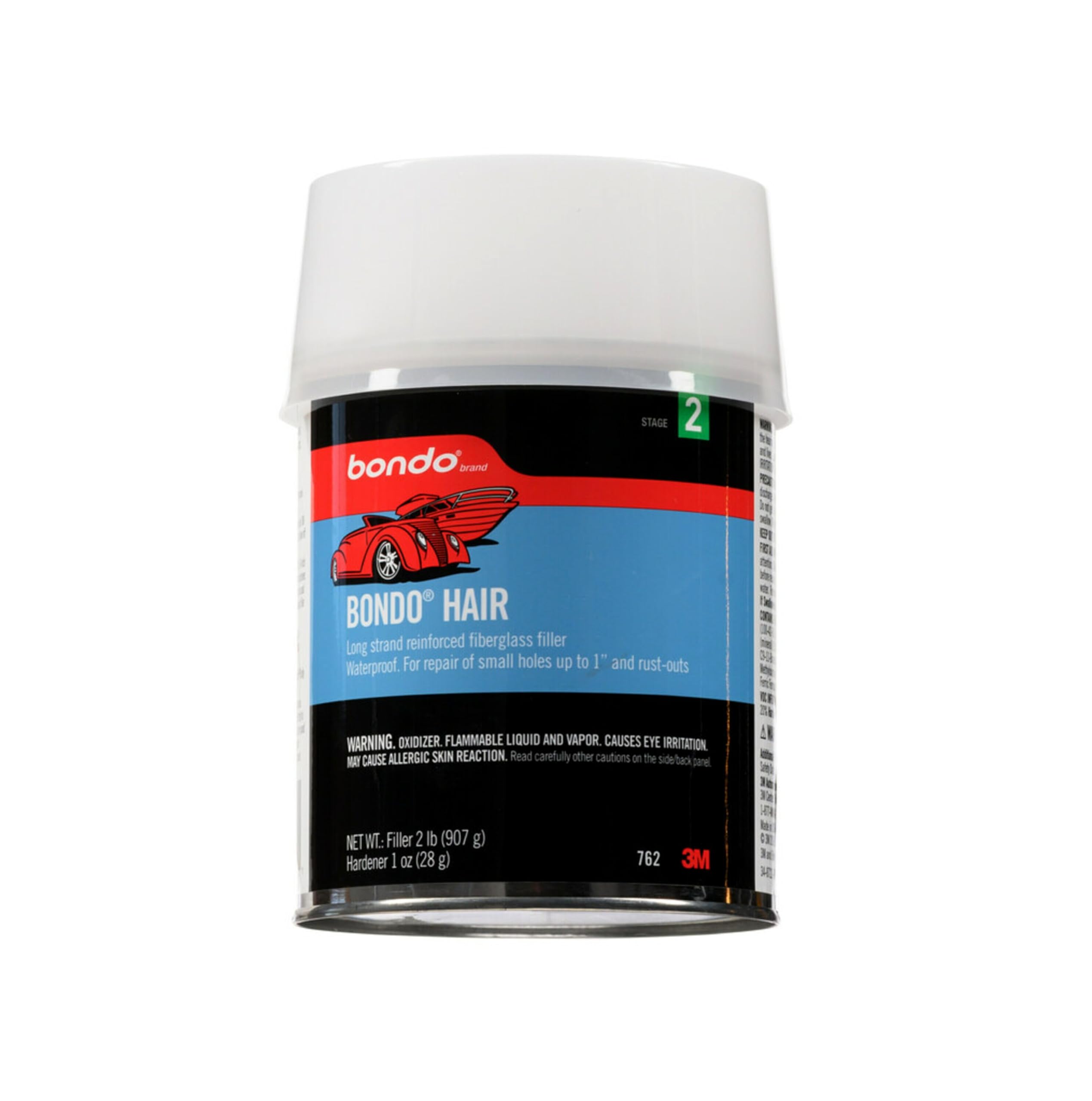 Bondo Bondo-Hair Long Strand Fiberglass Reinforced Filler, 00762, 1 Quart
