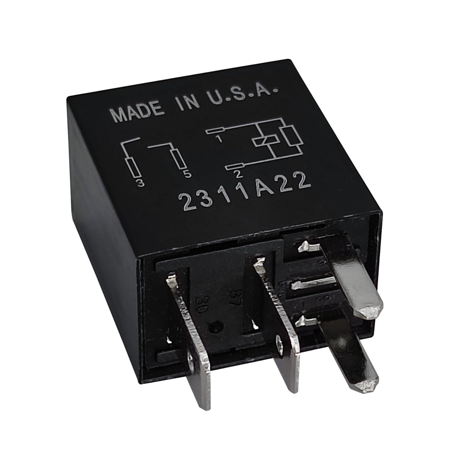Casalytics Relay 8T2T-14B192-AB Set of 2, 12VDC 4 Pins Plug-in Automotive Relay for Select Ford Vehicles