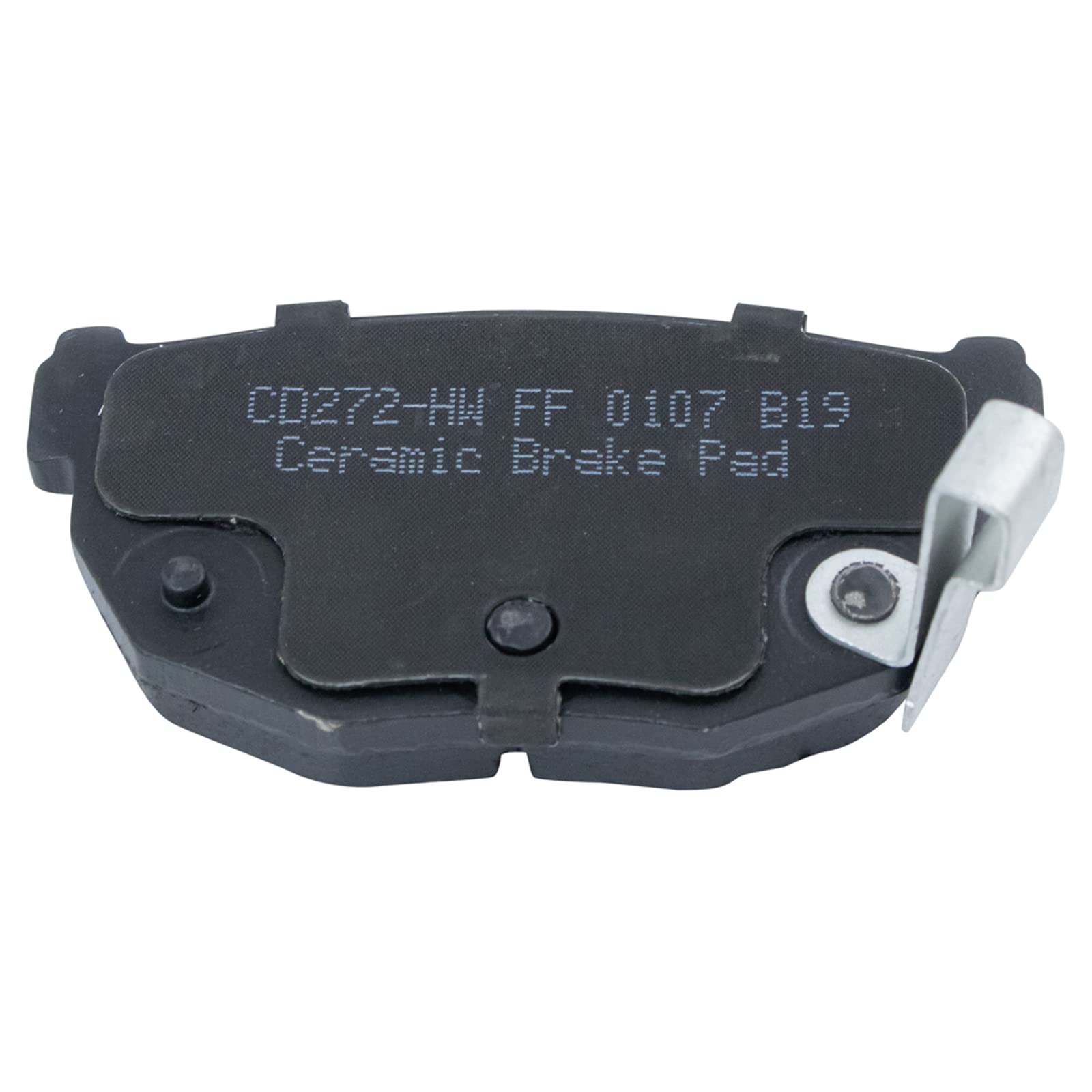 TRQ Rear Brake Pads Ceramic Compatible with 1984-1988 Nissan 200SX 1989-1998 240SX 1984-1989 300ZX