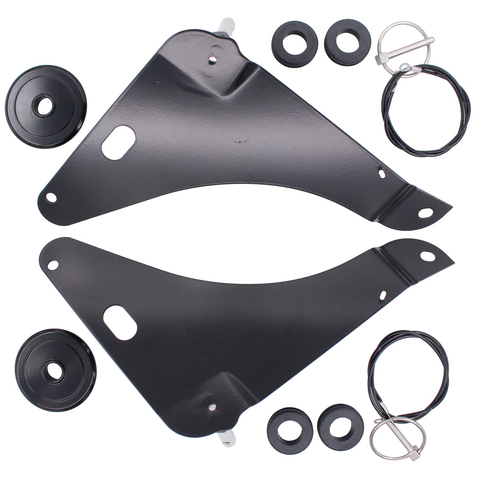 MOTOKU Black Hood Pin kit for Dodge Challenger 2008-2023