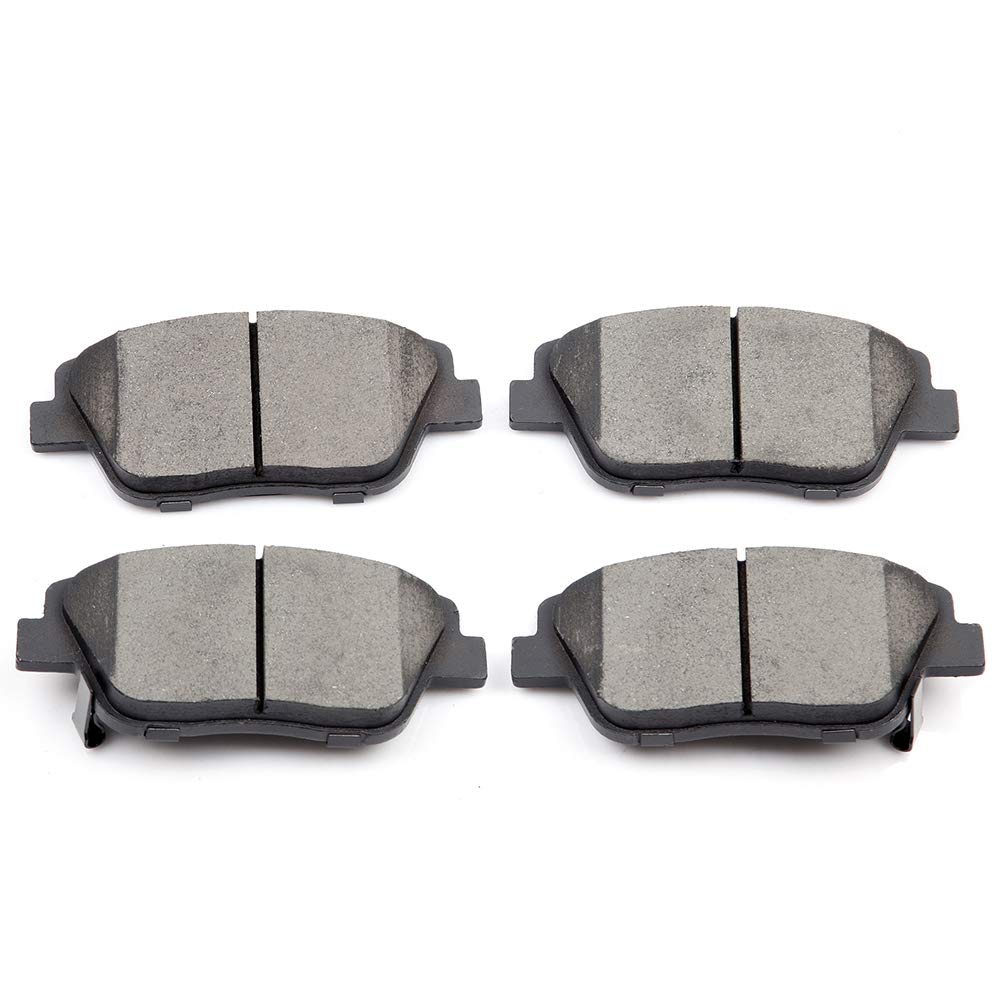 Cciyu D1444 Ceramic Front Brake Pad Set Fit For 2009-2015 For Hyundai Sonata,2011-2016 For Kia Optima