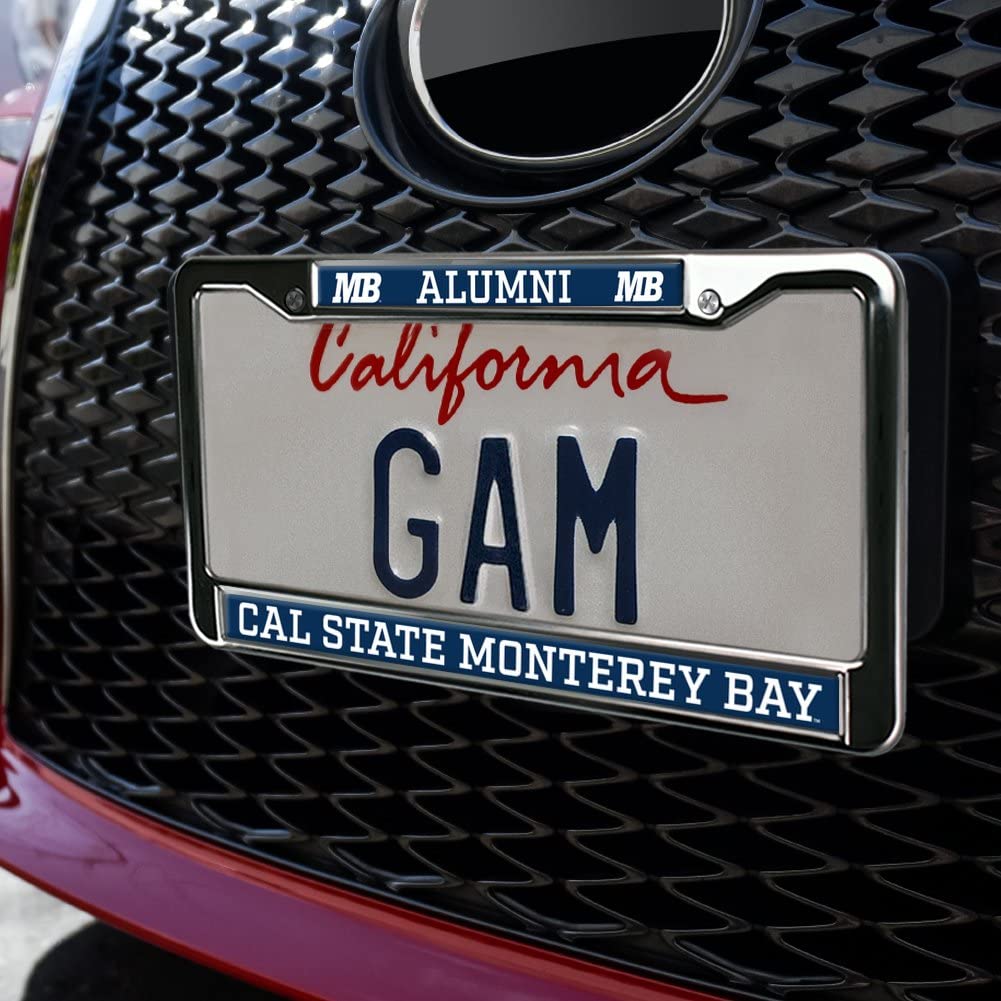 GRAPHICS & MORE Metal License Plate Frame - Cal State Monterey Bay Alumni, Full Size, One Size