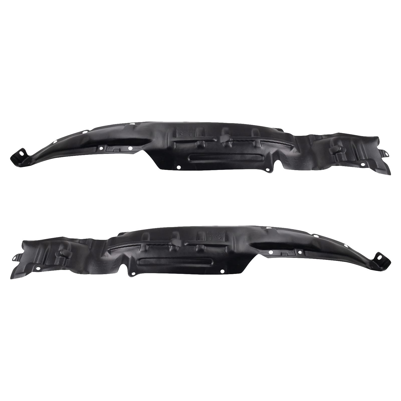 Trq Inner Fender Liner Set Compatible With 1999-2004 Nissan Frontier Ni1248104 Ni1248146 Ni1249104