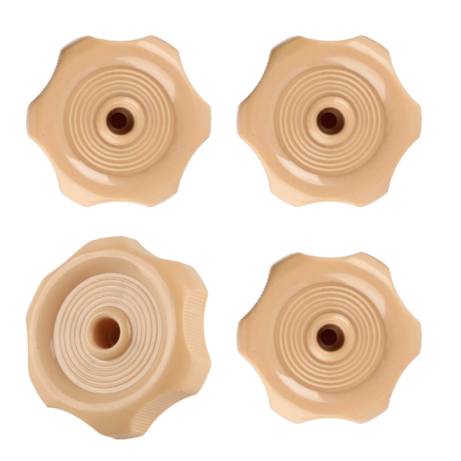 QBXMY7 4 Pcs RV Window Knob with Screw, Brown,Camper Knobs