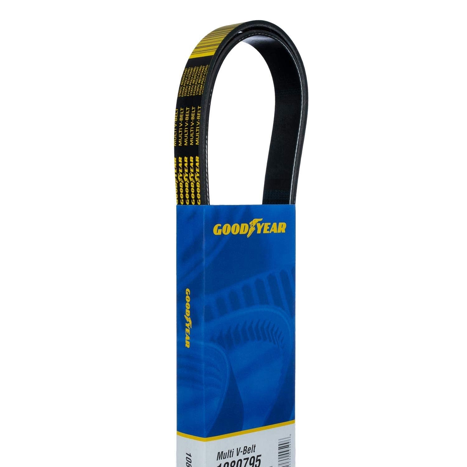 Goodyear Belts 1081265 Serpentine Belt, 8-Rib, 126.5 Length for 1995-2013 for 2003-2010 Dodge & 2003-2007 Ford