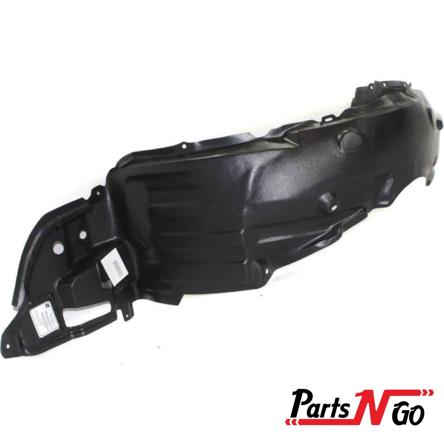 Parts N Go Corolla Fender Liner RH Splash Guard 2009-2010, Black, Polyurethane/Plastic