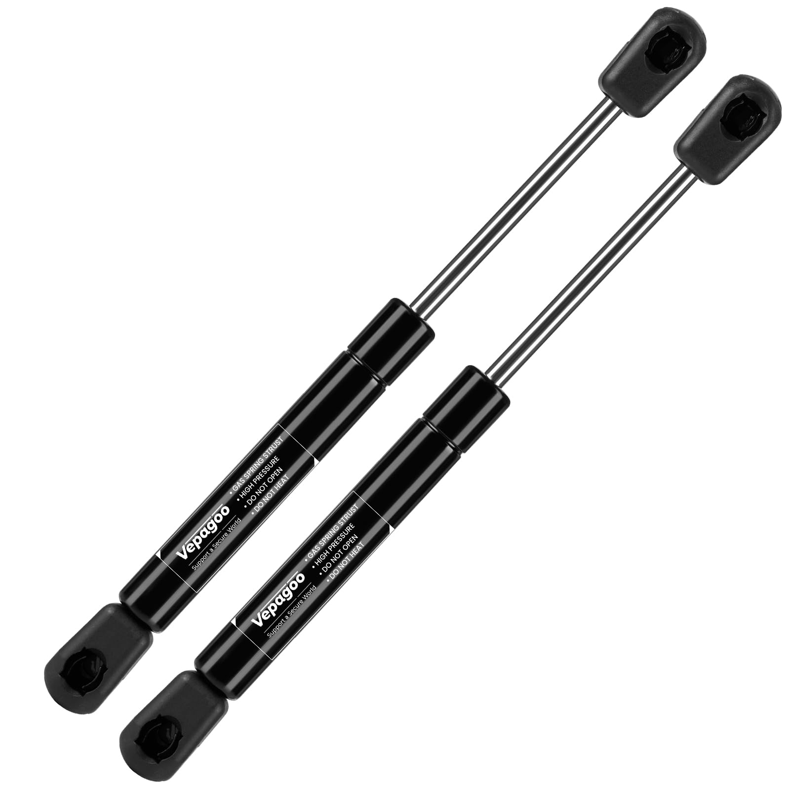Vepagoo Sx100P10 10 Inch 10 Lb/45N Gas Shock Spring Strut Lift For Cabinet Door Tool Toy Box Lid, Set Of 2