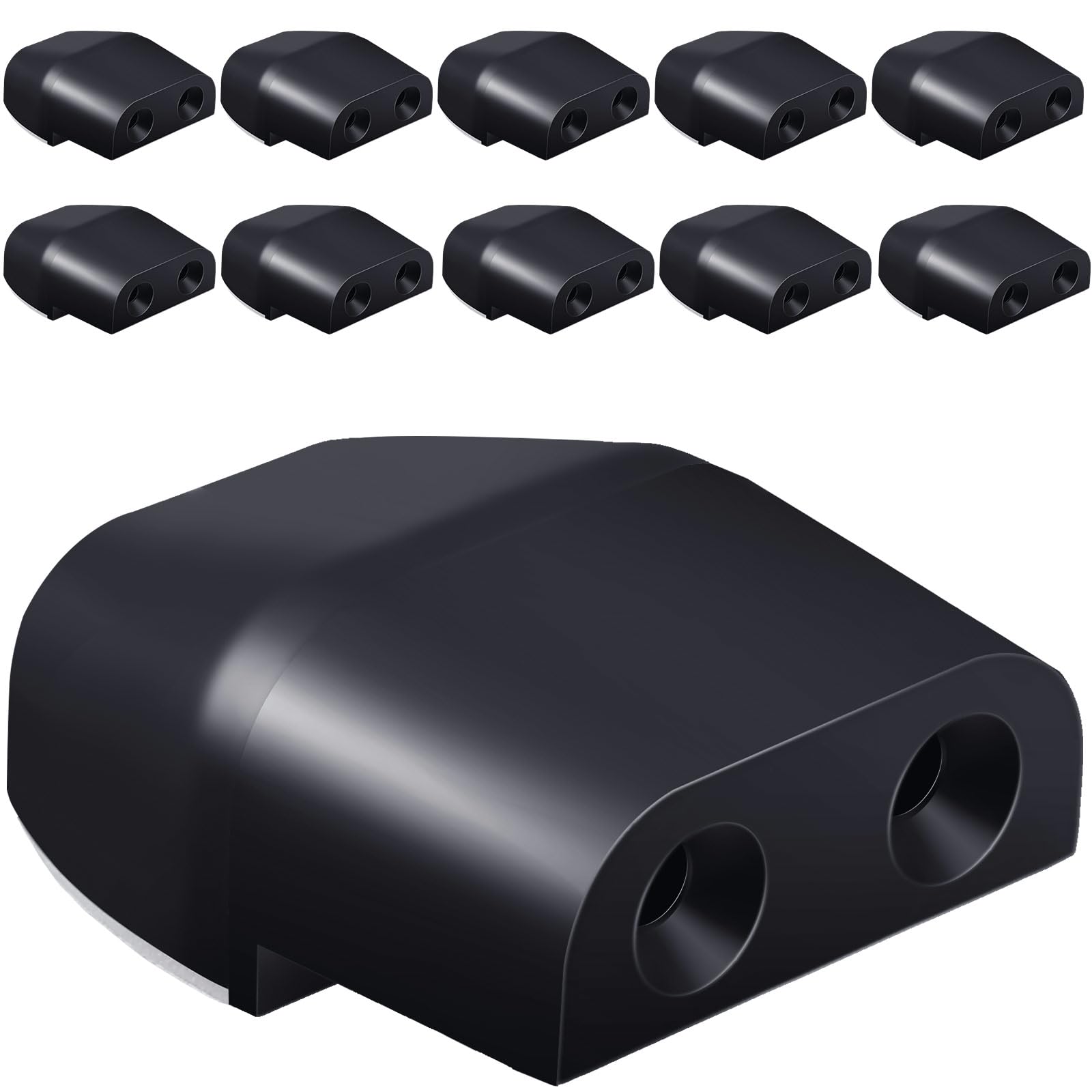 Frienda Deer Whistles - 10 Pieces Car and Motorcycle Warning Devices, Black Classic Style