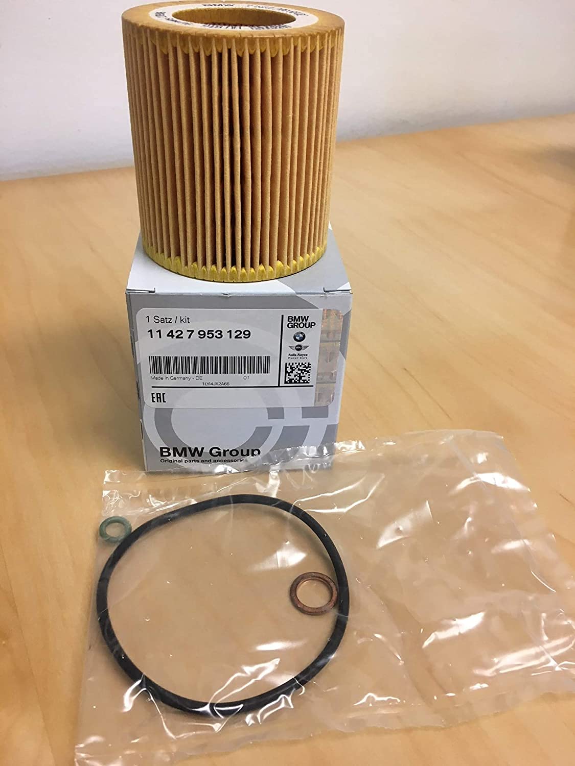 Bmw 11427953129 Set Oil Filter Element
