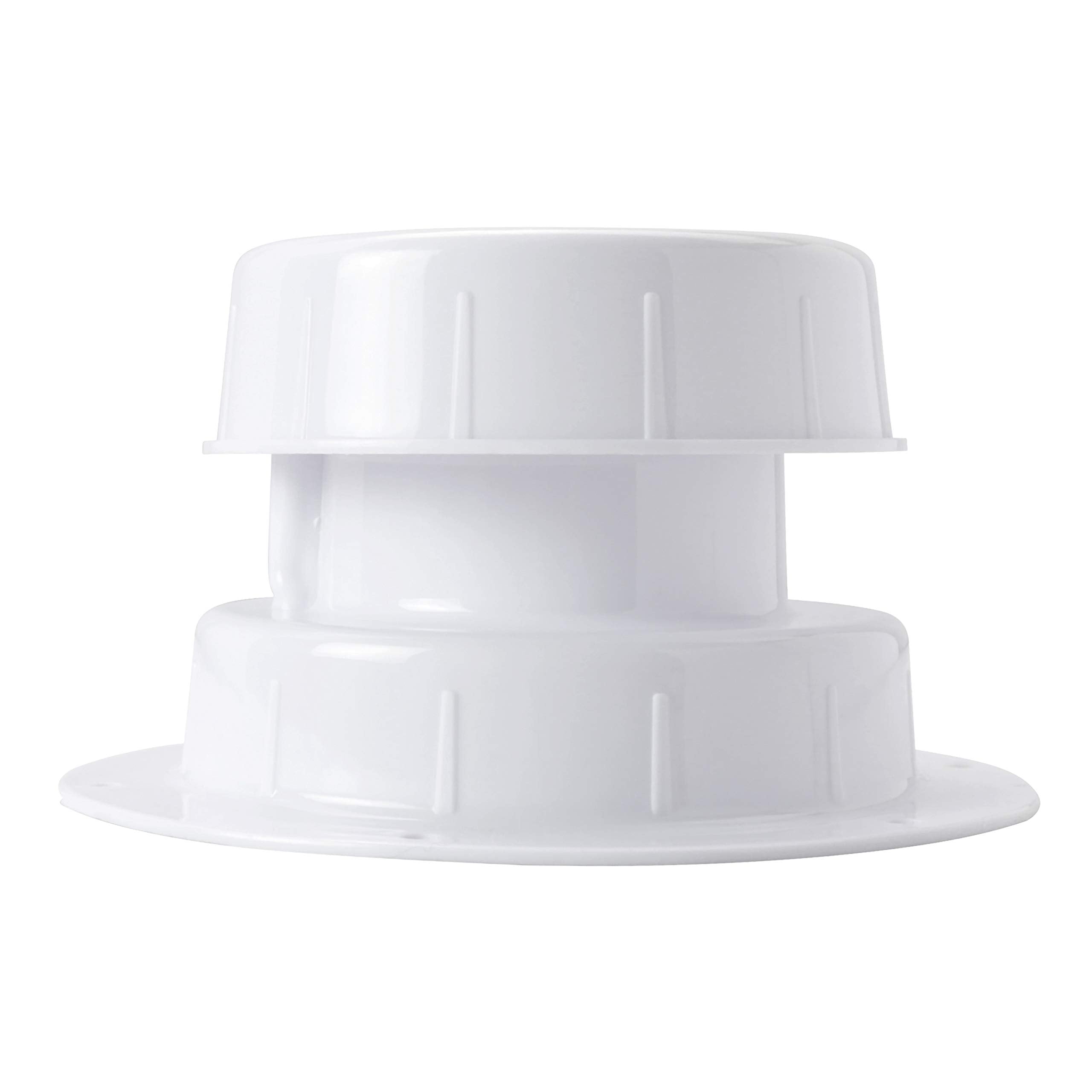 Leisure Coachworks Rv Plumbing Vent Cap, Sewer Vent Cap, Plastic Roof Cover For Trailer Camper 1 To 2 3/8 Inch- White