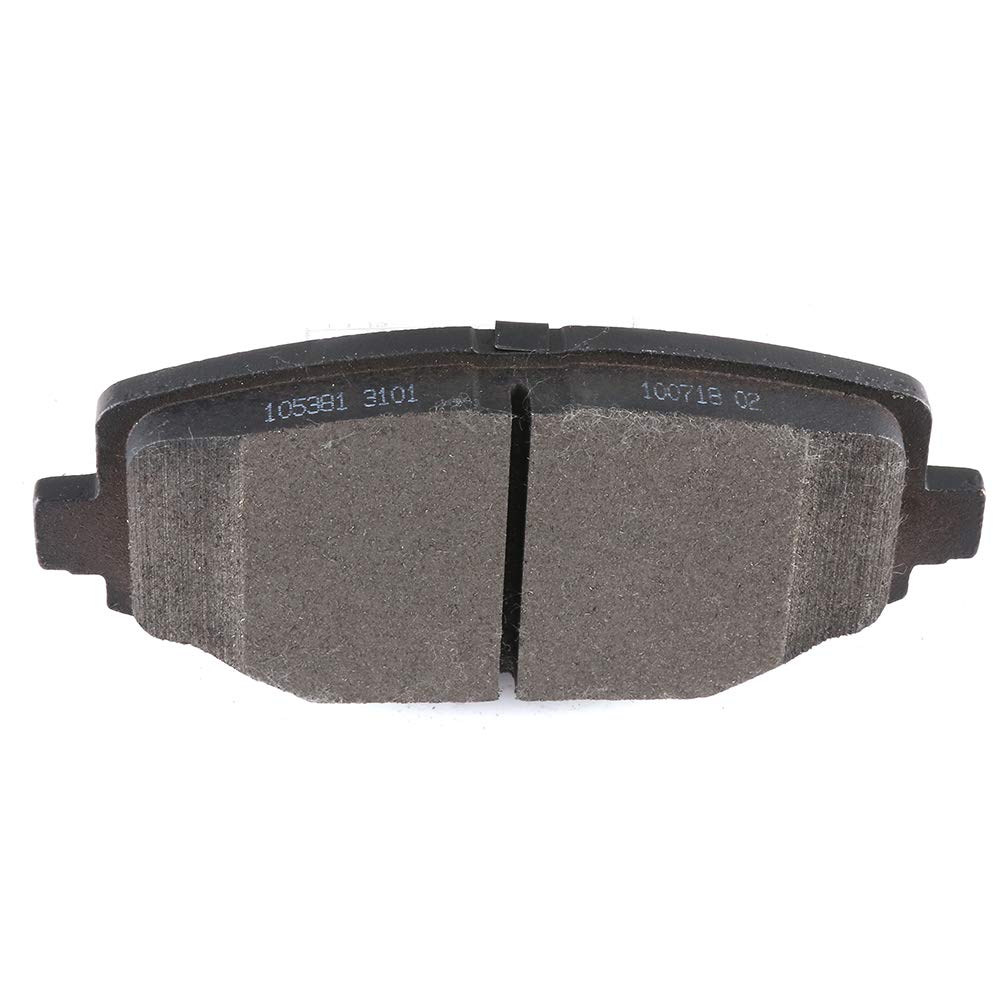 Cciyu D1596 Rear Ceramic Brake Pads Kits 4Pcs Fit For 12-16 For Chrysler Town & Country,12- For Dodge Grand Caravan,12-18 For Do