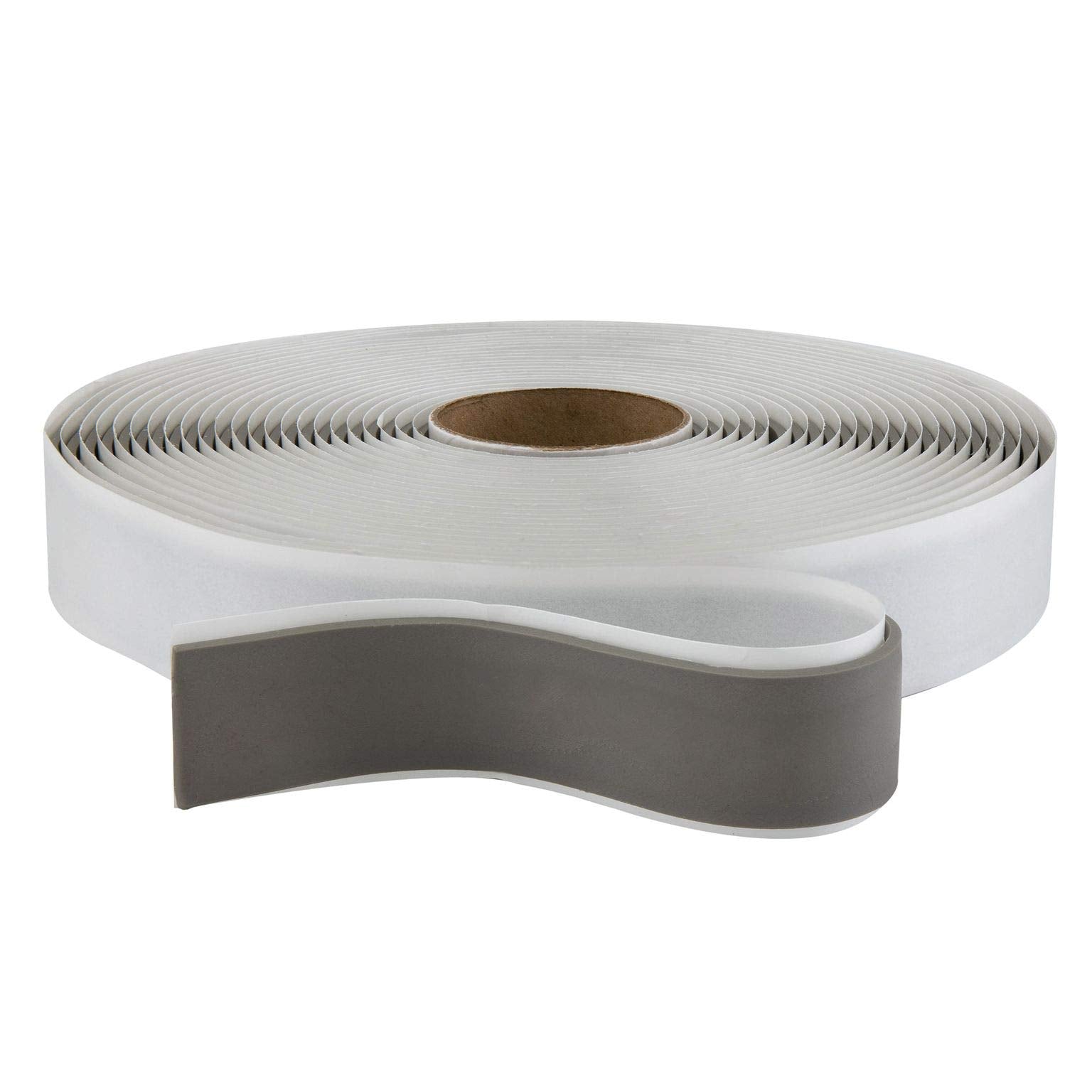 RecPro RV Extreme Duty Rubber Roof Kit - 8.5' Wide, Self-Leveling, Butyl Tape, PVC, Made in USA - 5 ft