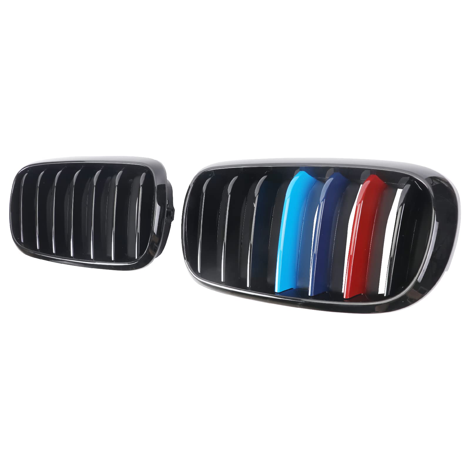 BILLDIO Grill M Color Grille Compatible with 2014-2018 X5 F15 X6 F16(ABS Gloss Black Kidney Grill