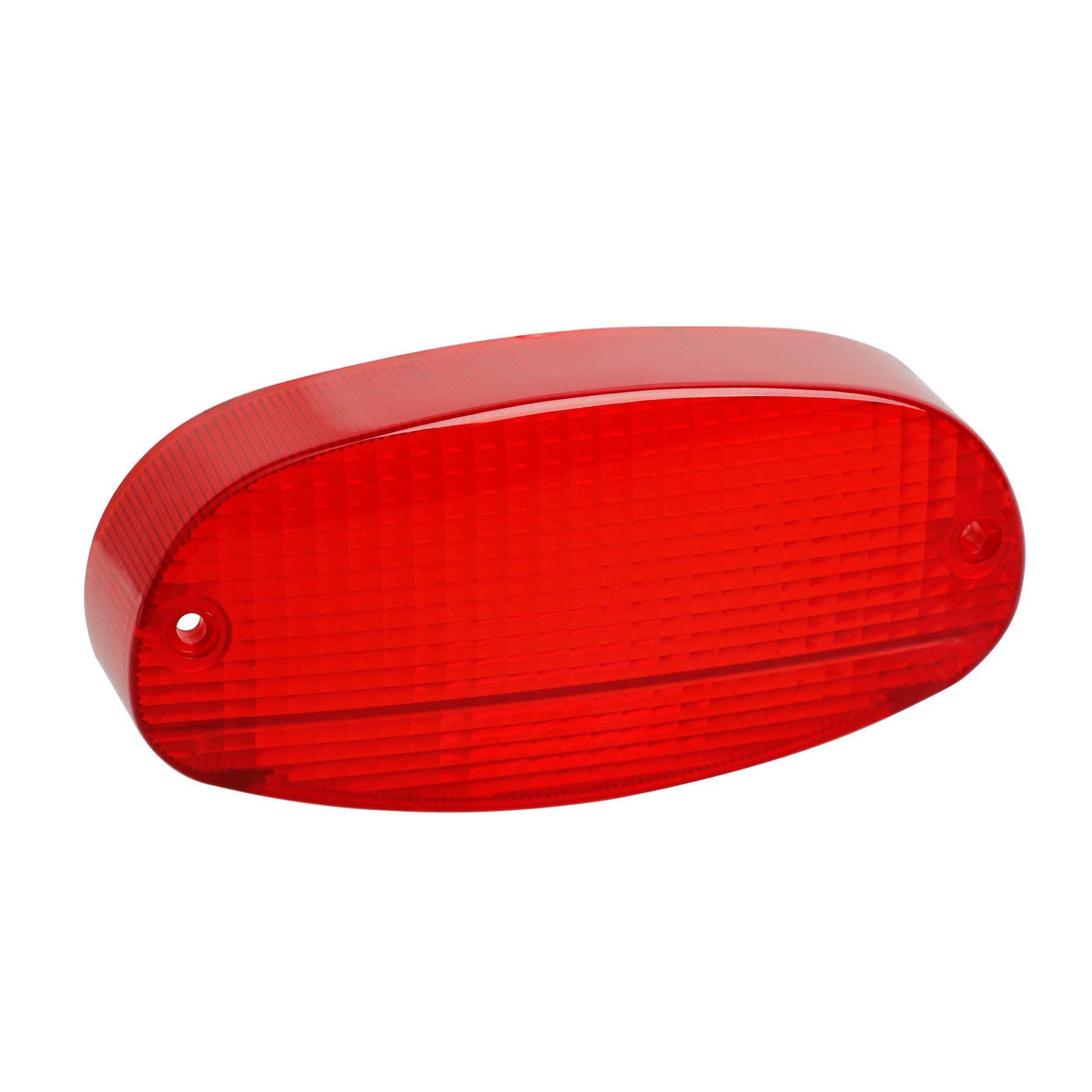 Nthreeauto Red Tail Light Lens Cover Rear Taillights Lenses Compatible With Kawasaki Vulcan 500 1996-2009, Brute Force 650 2006-