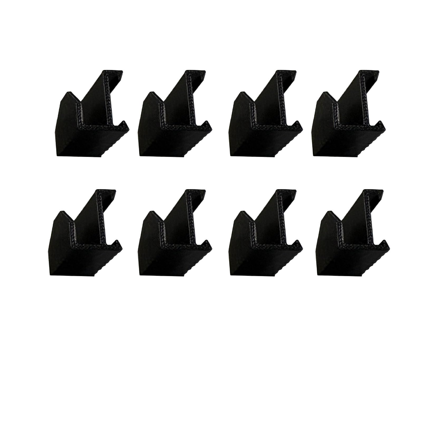JILINWEI Pop-up Camper Curtain C-Clip,Sliding Tab Style Curtain Tracks Clips,PupClips for Standard Curtains of 5/8 Sizes,8Pcs