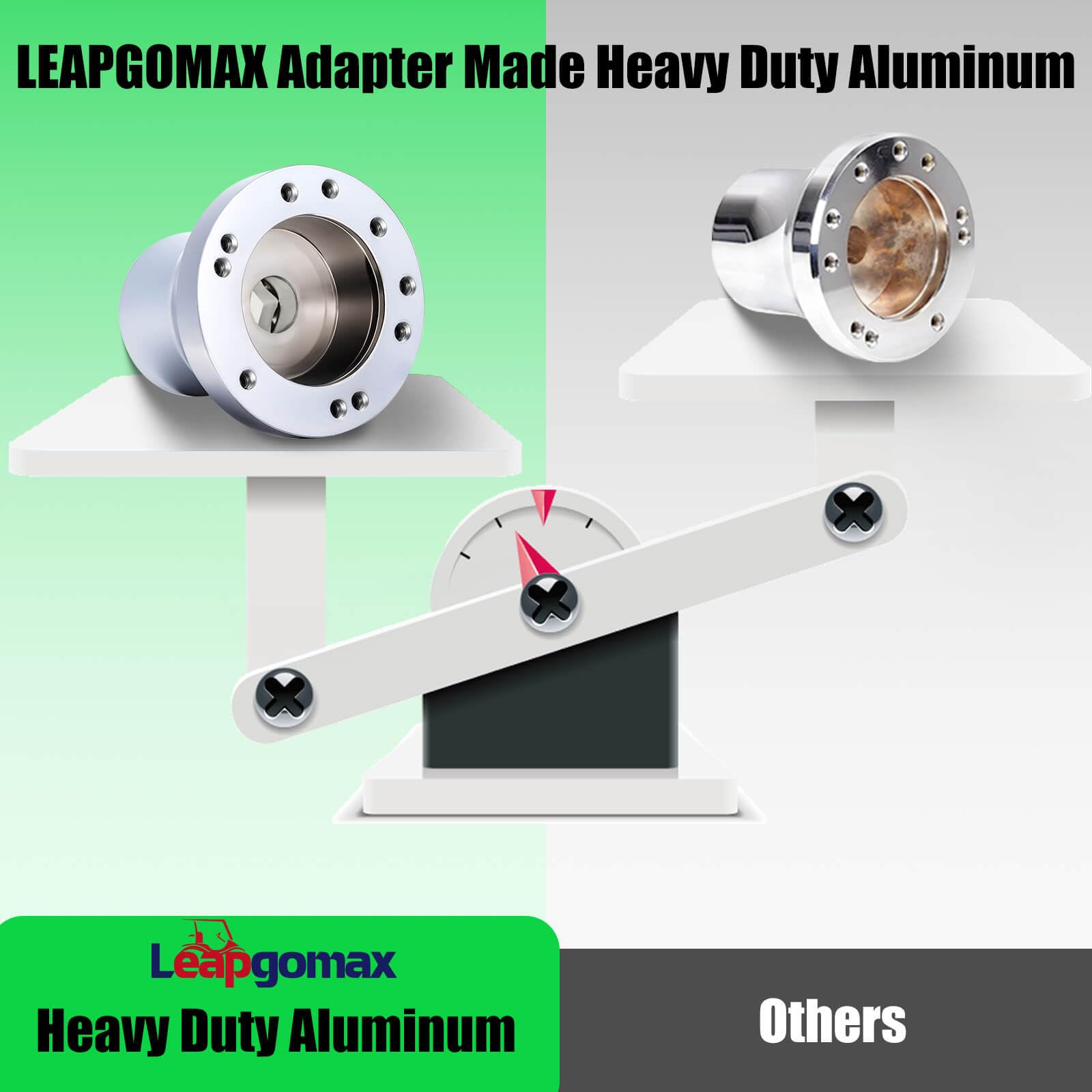 Leapgomax Club Car Precedent Steering Wheel Adapter Golf Cart Steering Wheel Adapter For Golf Cart Club Car Precedent 2004 Up (S