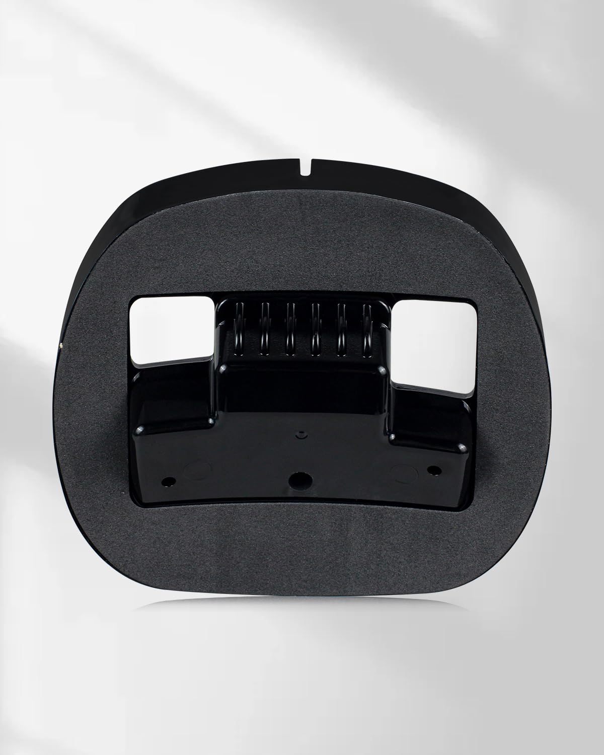 QUASCO Black Tail Light Base Plate for Harley Sportster, Dyna, Road King, Electra Glide, Heritage Softail, Replacement for 68296-99A