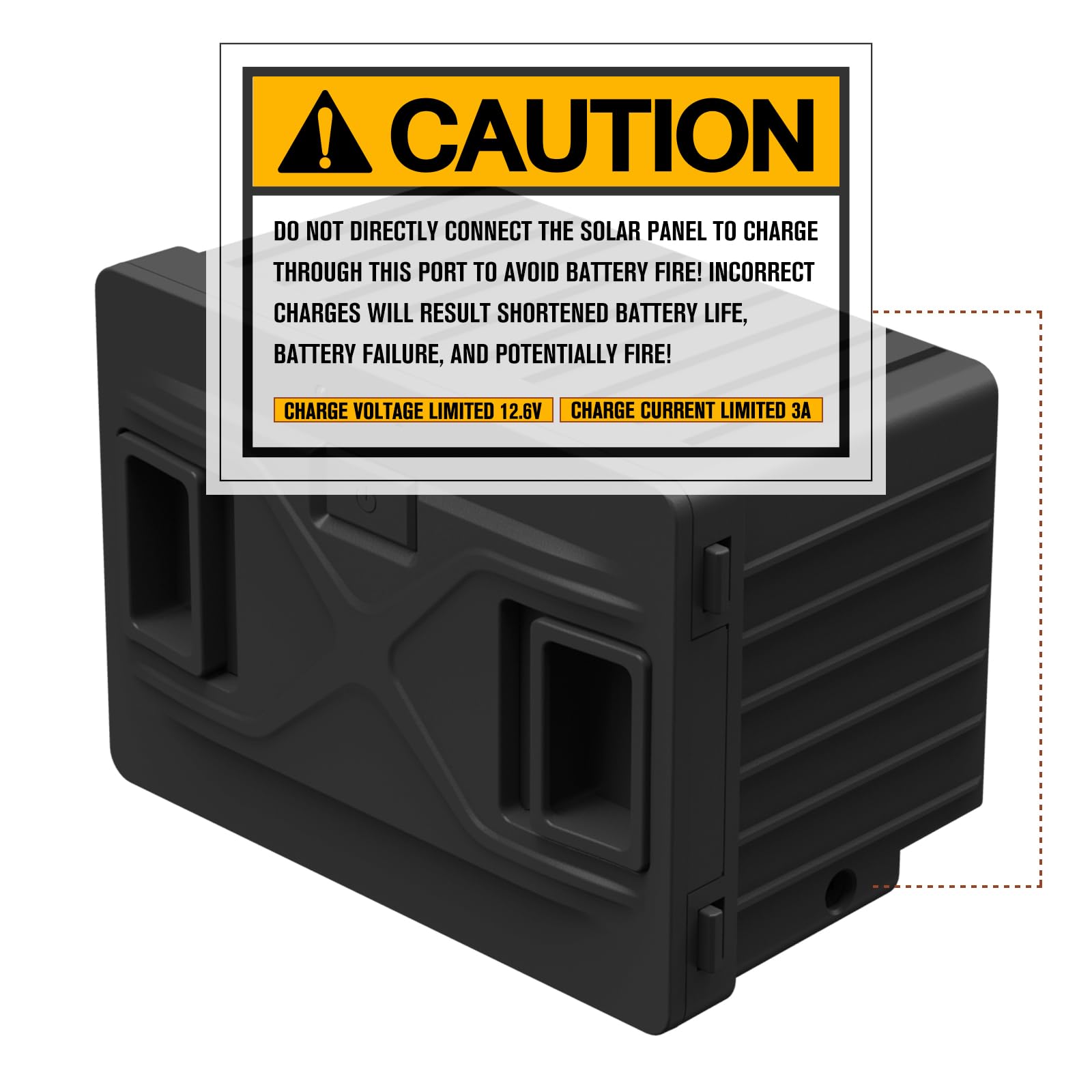 DQRGO Upgrade 173Wh Detachable Battery, Specially Equipped for Dual-Zone car Refrigerator C (Adapter not Included