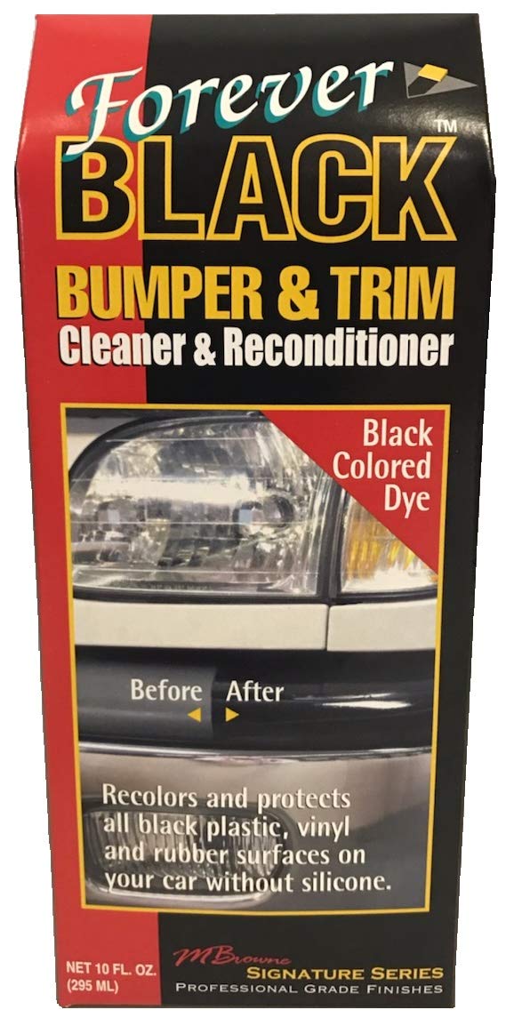 Forever Car Care Products Forever Black Bumper & Trim Kit - Improved Formula, Larger Size, Plastic, Model FB-KIT, As Picture Color