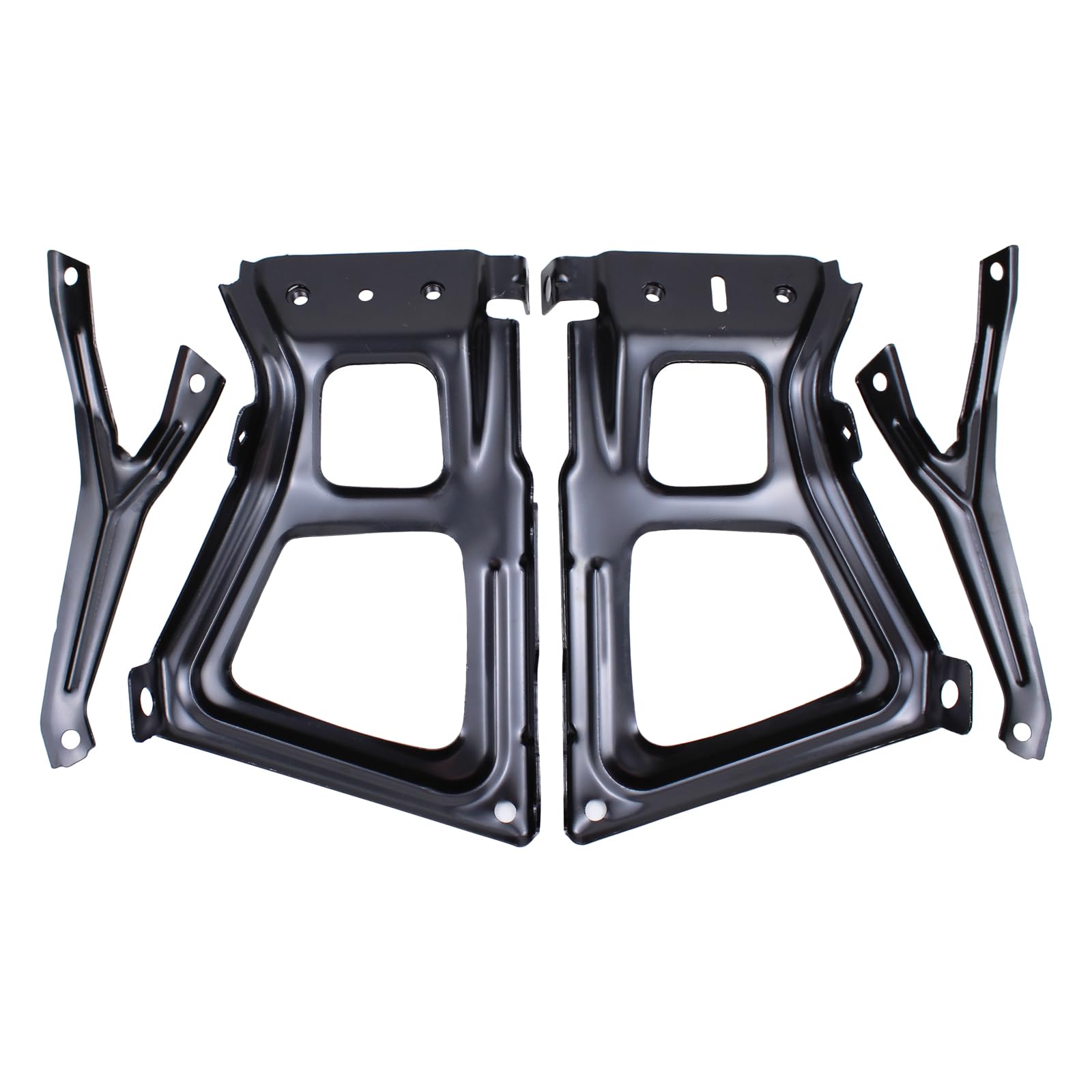 MOTOKU Rear Driver and Passenger Side Step Bumper Bracket kit for Ram 1500 2009-2018, Ram 1500 Classic 2019-2024, Ram 2500 2010-