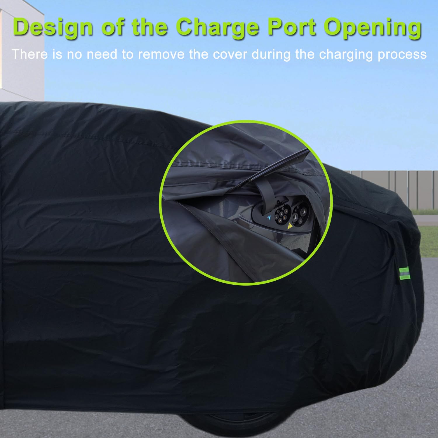 Morhept Waterproof Cover For Jeep Wrangler Jk Jl Cj Yj Tj 2 Door 1987-2023 Outdoor Sun Rain Wind Snow Protection Dustproof Covers With Driver Door Zipper Black