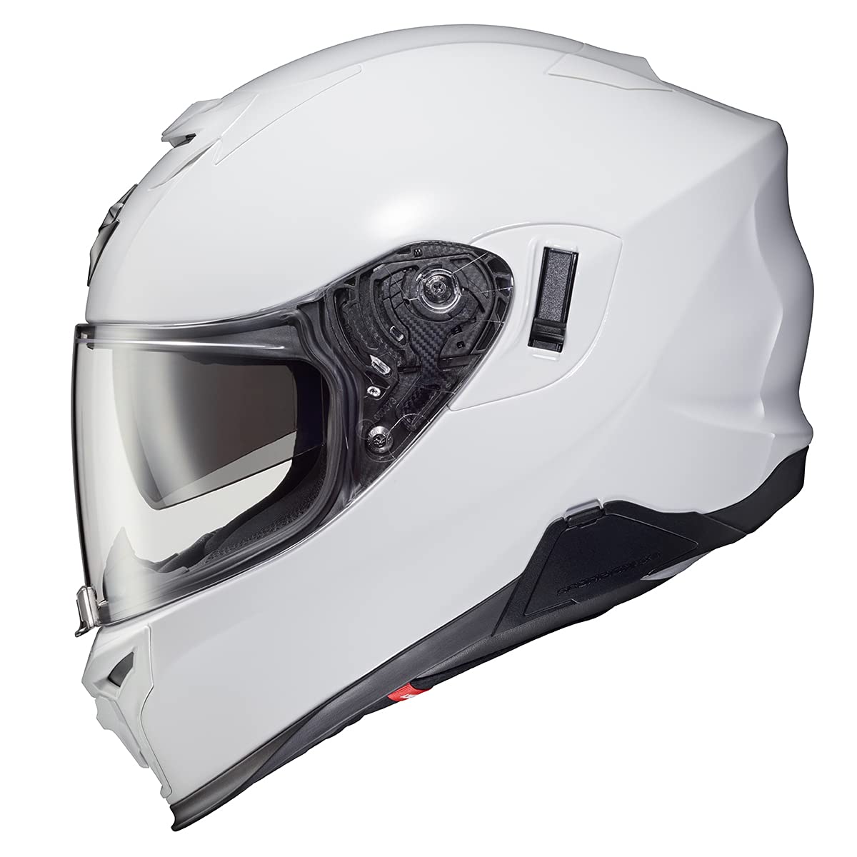 Scorpionexo T520 Full Face Dual Sport Motorcycle Helmet With Bluetooth Ready Speaker Pockets Dot Ece Solid (Gloss White - Medium