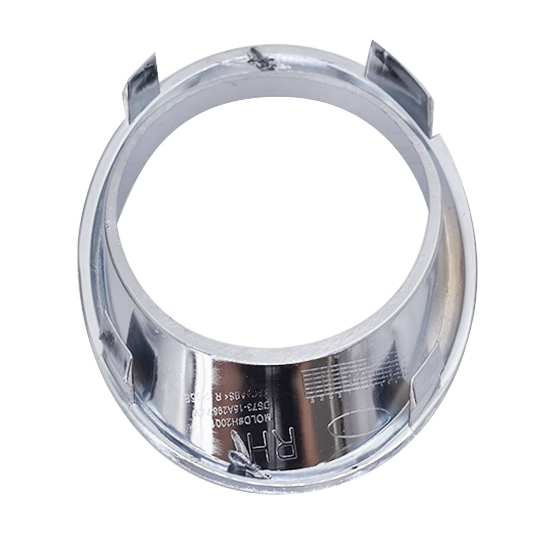 1-Pack Left Side Fog Light Bezel Chrome Trim Ring Replacement for 2013-2016 Fusion Driver Side DS7Z-17E811-AA DS7Z17E811AA