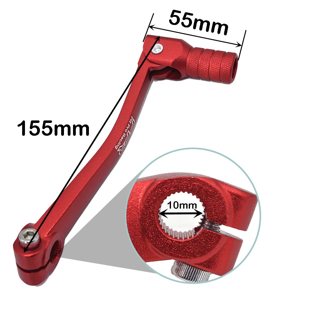 CNC Aluminum Gear Shifter Lever, Foldable Gear Shift Lever Fit for 50cc 110cc 250cc CRF50 XR50 XR CRF Dirt Pit Monkey Bike Motor