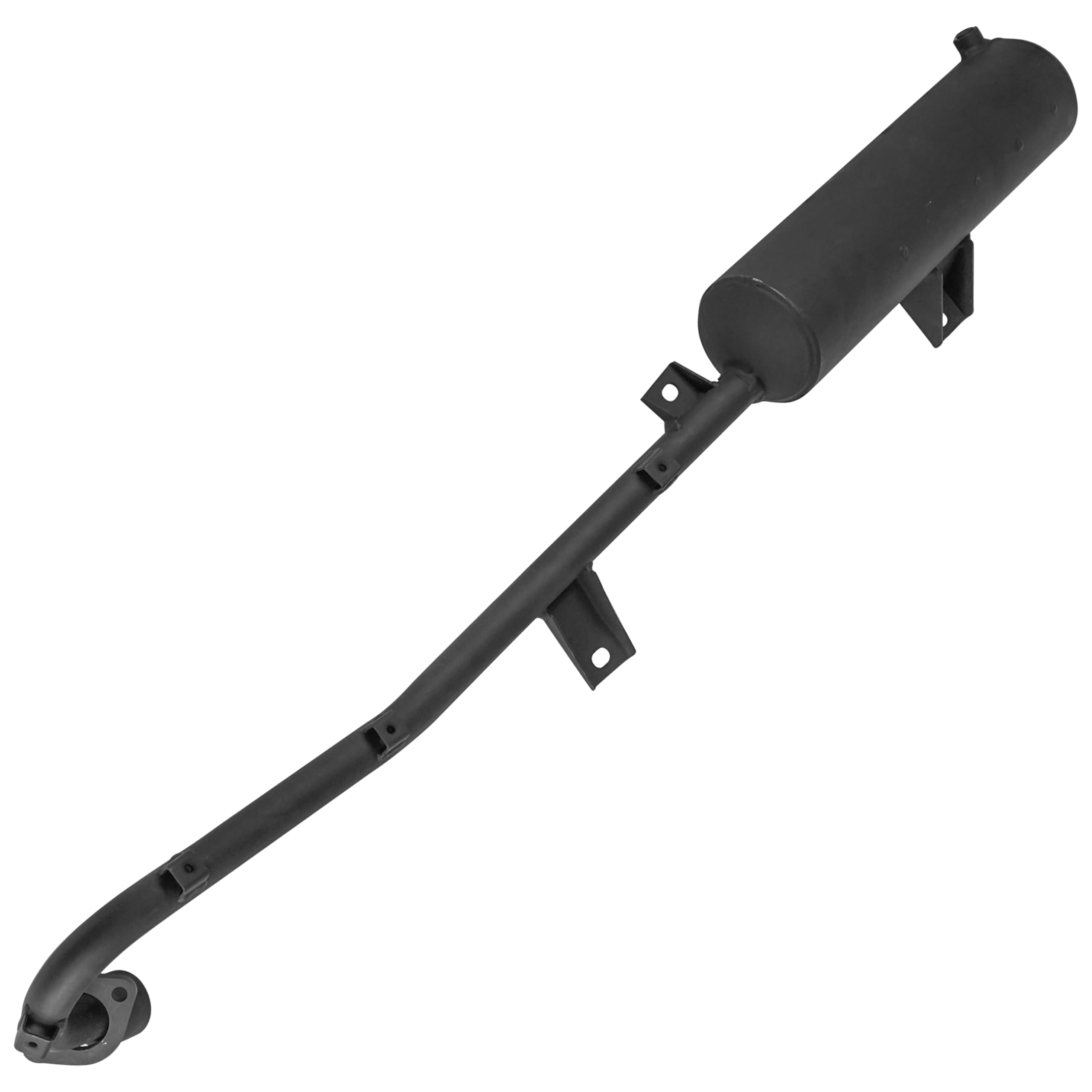 Caltric Exhaust Muffler Pipe for Honda TRX300FW 1993-2000, Aluminum, Compatible with Fourtrax 300 4X4