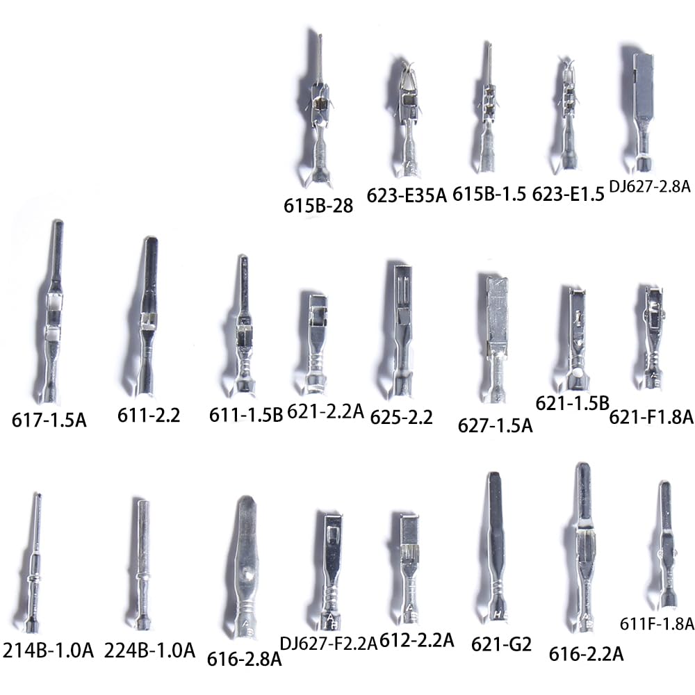 Shengbowi Connector Pins Crimped Terminal Automotive Car Kit Electrical 1/1.5/1.8/2.2/2.8/3.5Mm Motorcycle Atv Wire Removal Non-