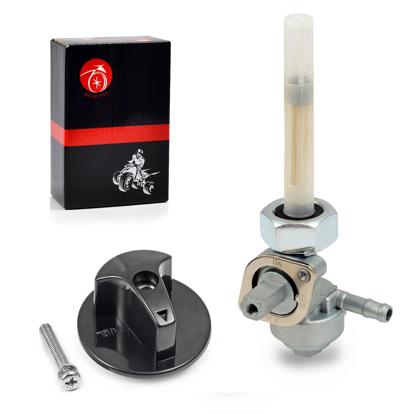 MOTO1988 Fuel Valve Petcock for HONDA TRX200 SX Fourtrax 200 (1986-1988) - OEM Part 16950-HB3-005
