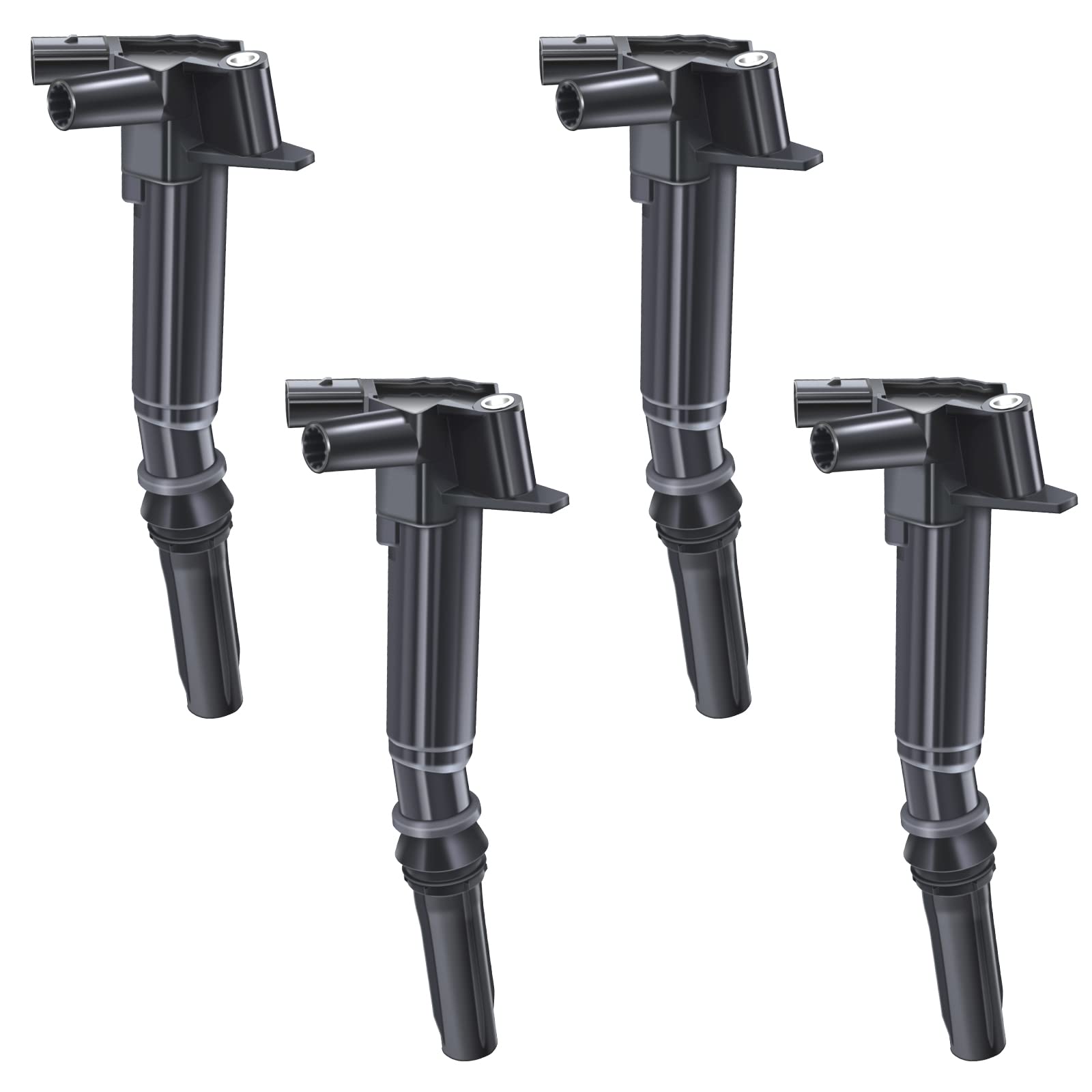 MAS Set of 8 Ignition Coils Pack & Wires Set Compatible with Ford F150 F250 F350 E350 Super Duty Lobo 6.2L V8 Replacement for UF