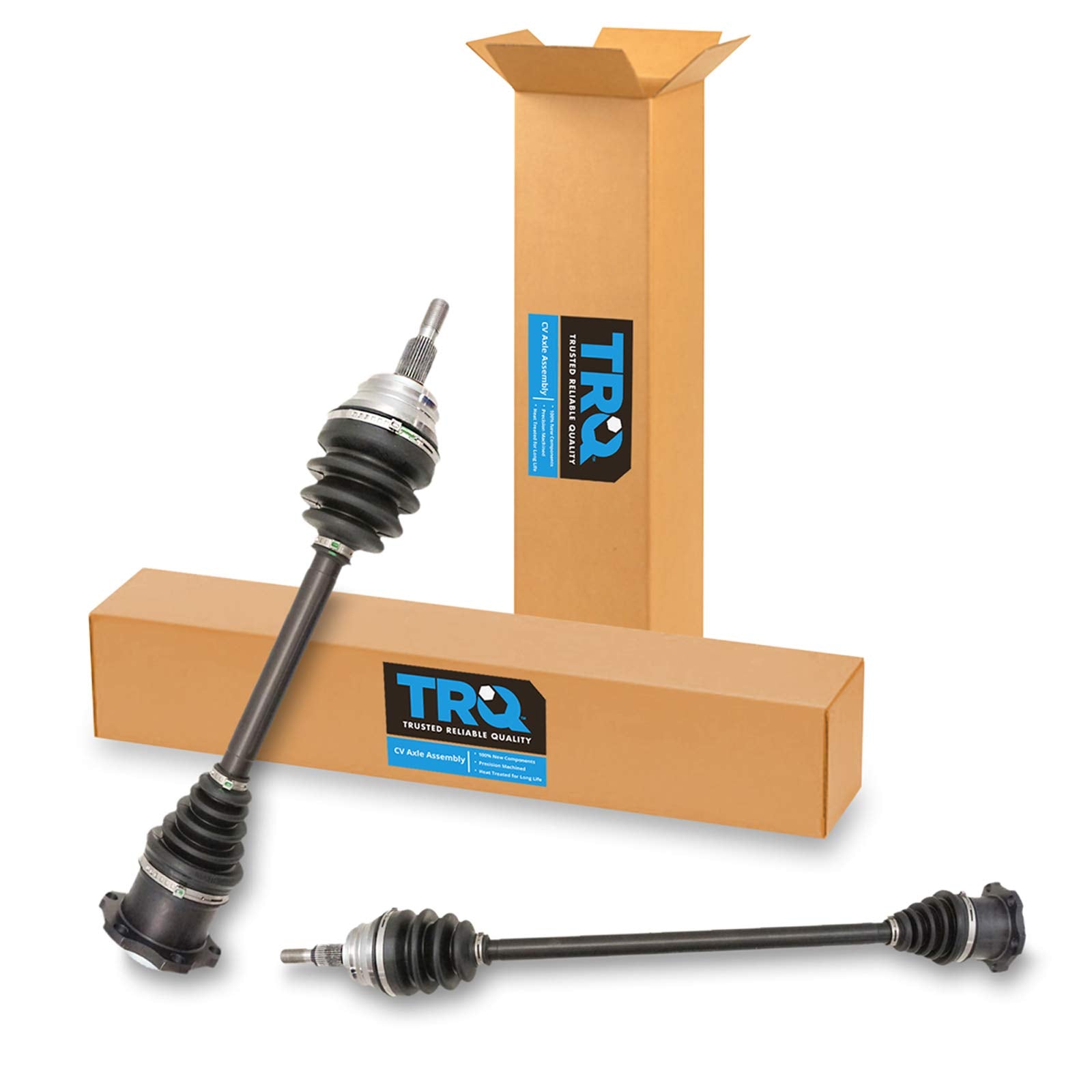 Trq Front Cv Axle Shaft Assembly Set Compatible With 2000-2002 Audi Tt 1998-2005 Volkswagen Beetle 1999-2006 Golf 1999-2005 Jett