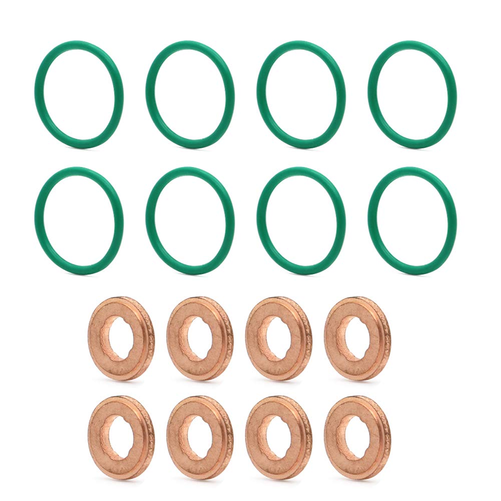 Autovic Injector O-Ring Seal Kit For 2004.5-2010 Durmax Lly Lbz Lmm Gaskets O-Rings Kits-16Pcs