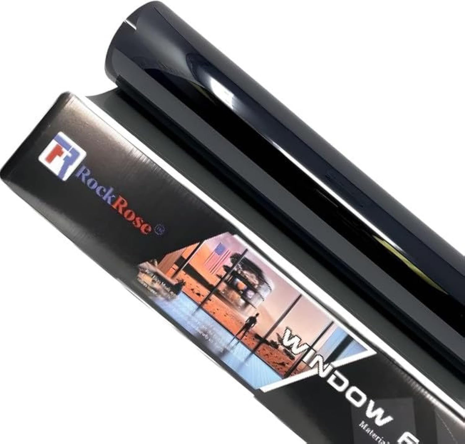 Rockrose 1% Vlt Car Tint 24'' By 15Ft 2Ply Premium Carbon Professional Tint Car Window Tint Heat, Uv, And Irr Block Tint For Car