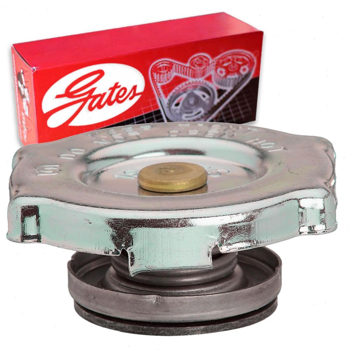 Gates Radiator Cap compatible with Jeep Grand Cherokee 3.0L 3.6L 3.7L 4.0L 4.7L 5.2L 5.7L 5.9L 6.1L 6.4L L6 V6 V8 1993-2019