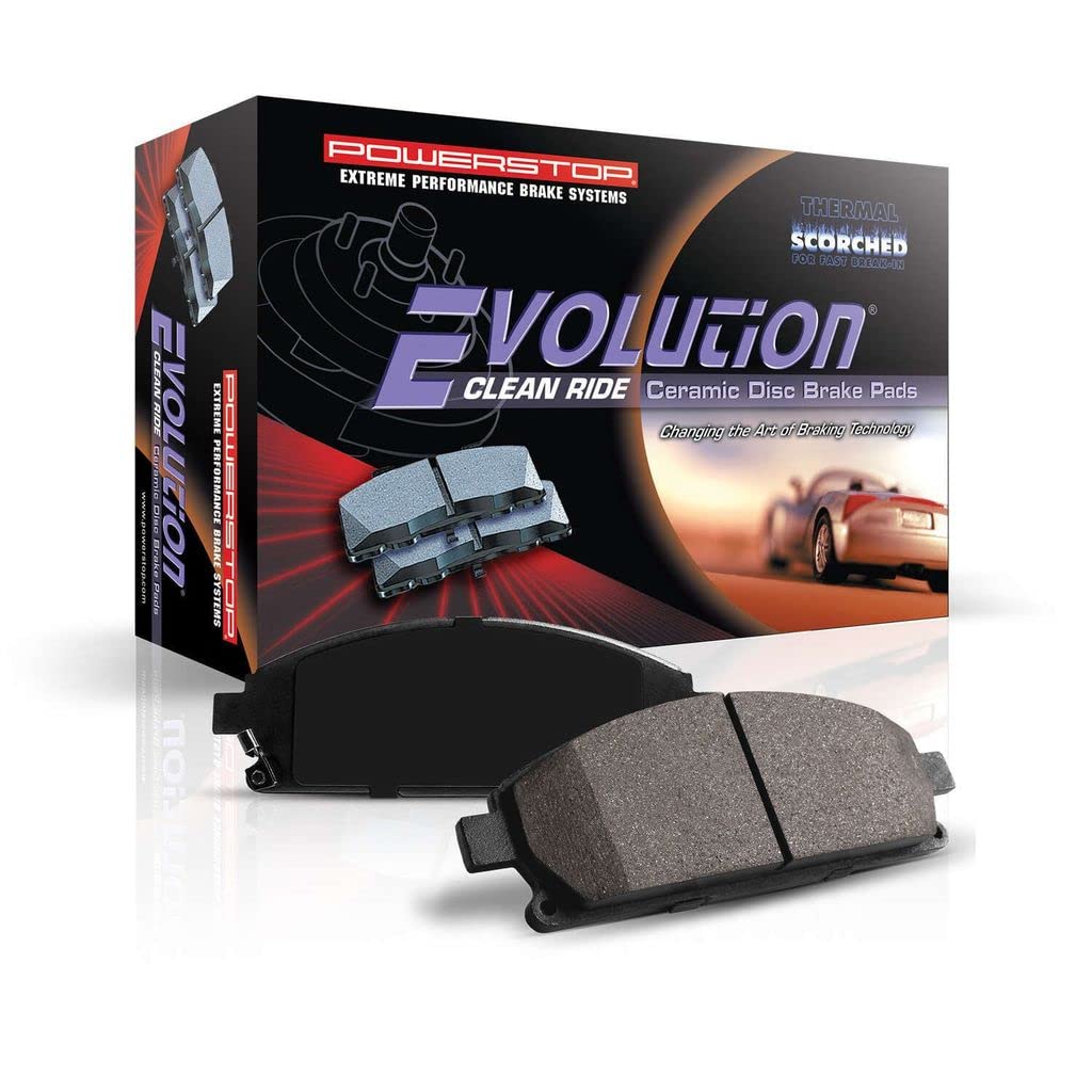 Power Stop 17-976N Front Z17 Evolution Ceramic Brake Pads With Hardware For Toyota Tacoma 2021-2022 [Model Specific]