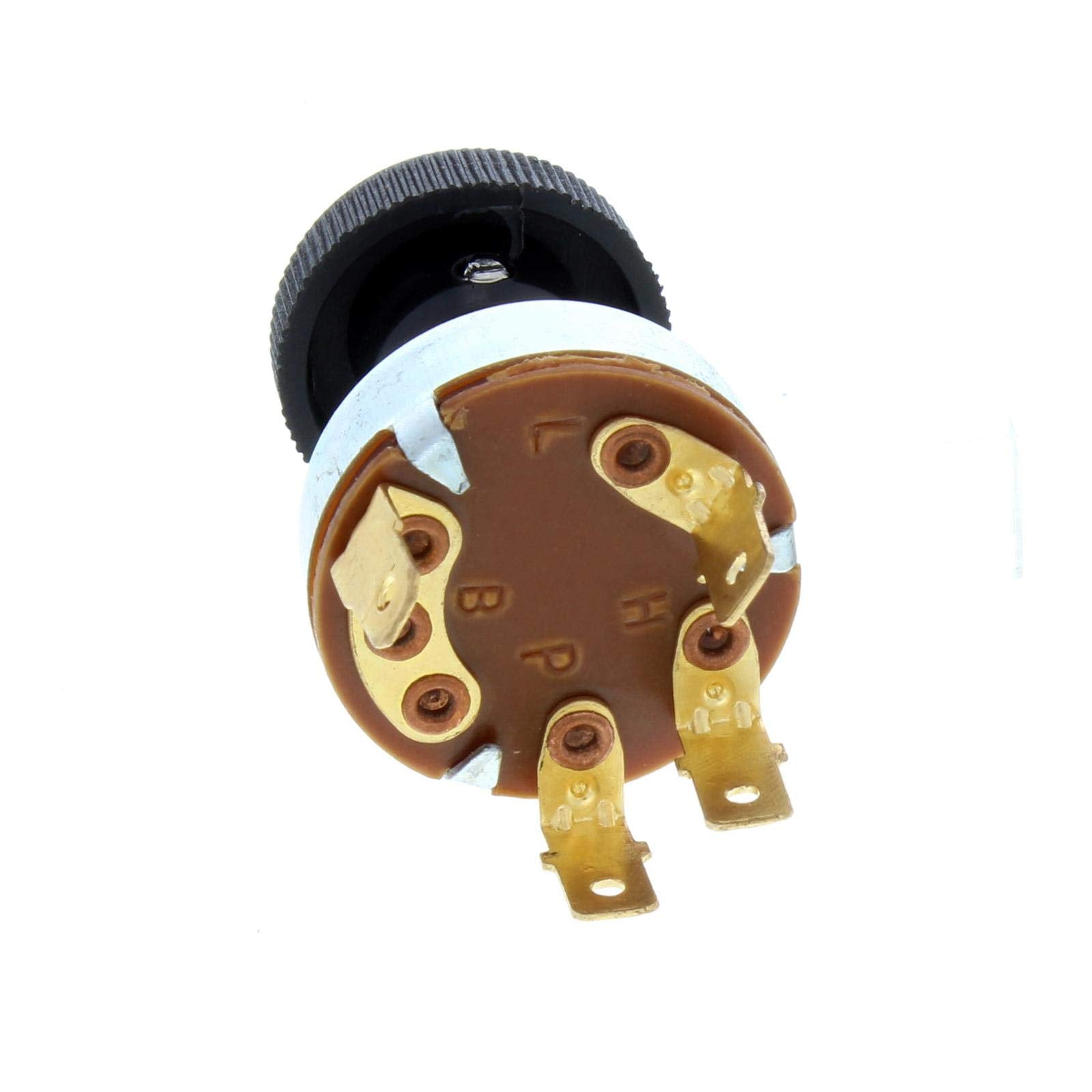 Speedway Motors Universal 3-Position Windshield Wiper Switch, Rotary Type, Off/Park, Low/High, 7/16 Inch Mount Hole, Plain